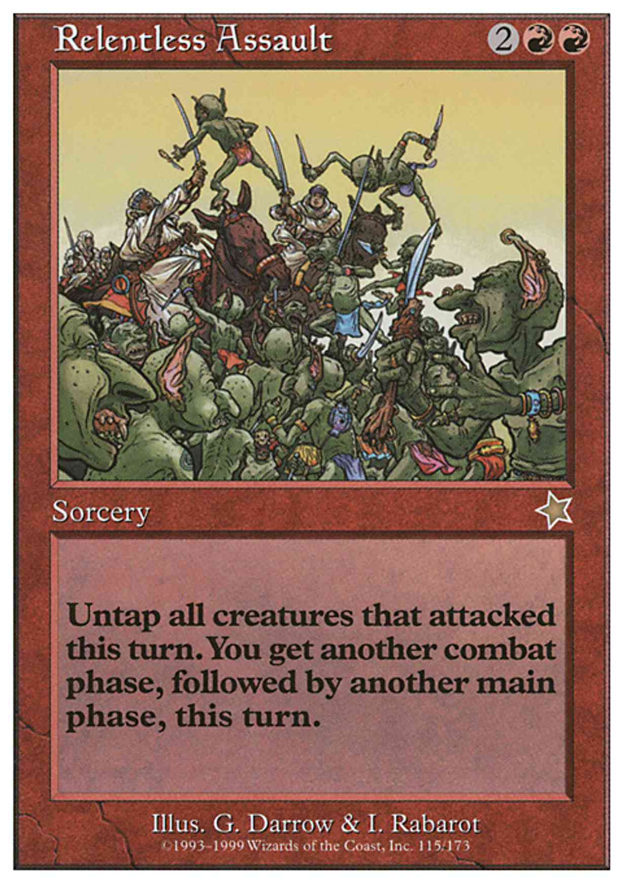Relentless Assault magic card front