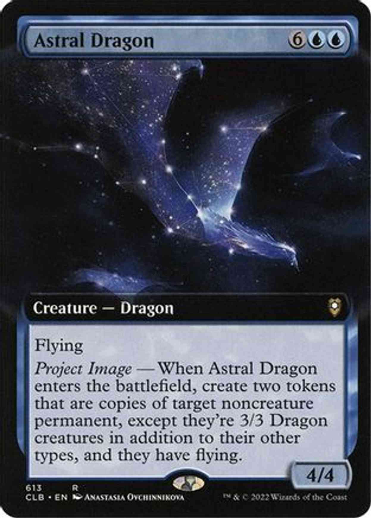 Astral Dragon (Extended Art) magic card front