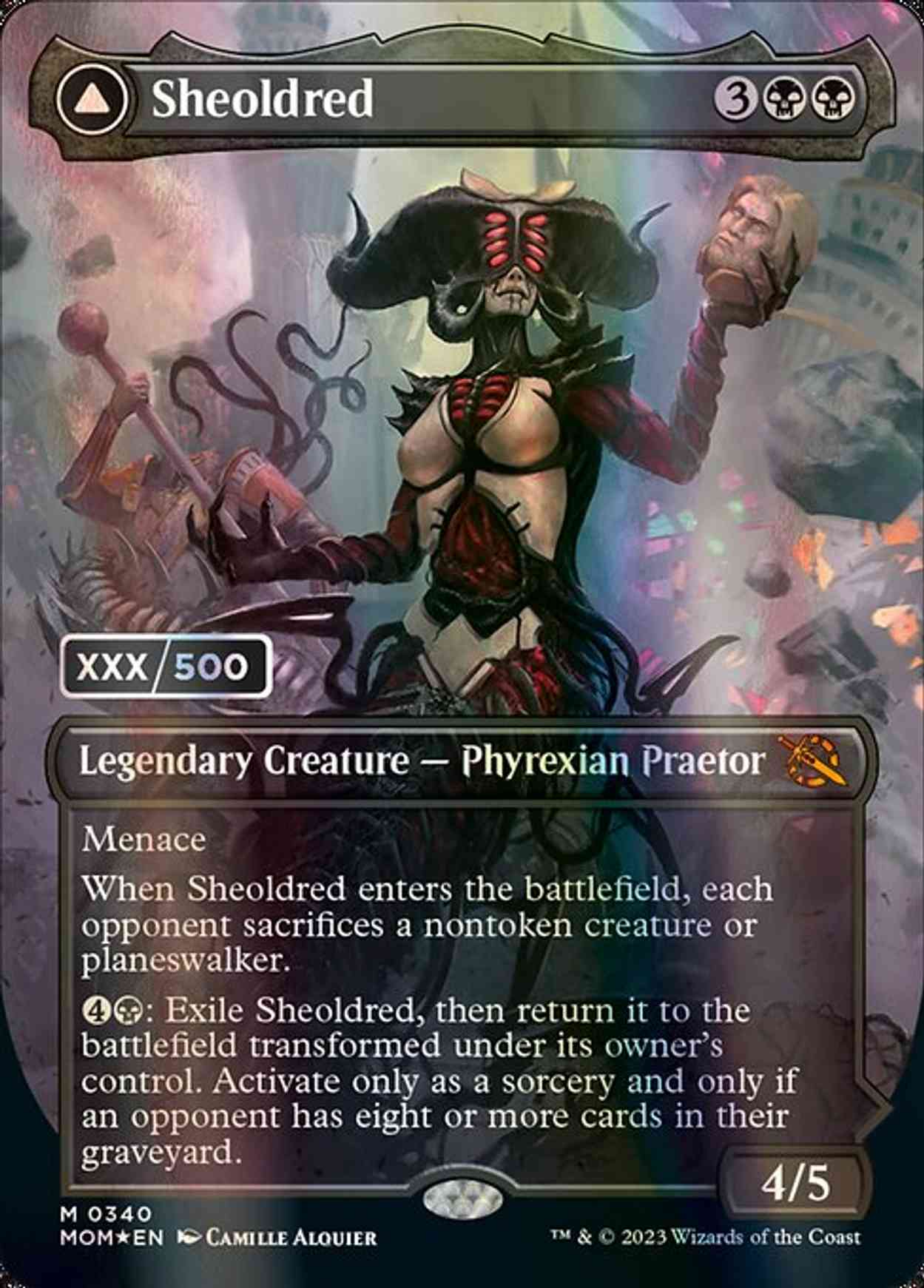 Sheoldred (Serialized) magic card front