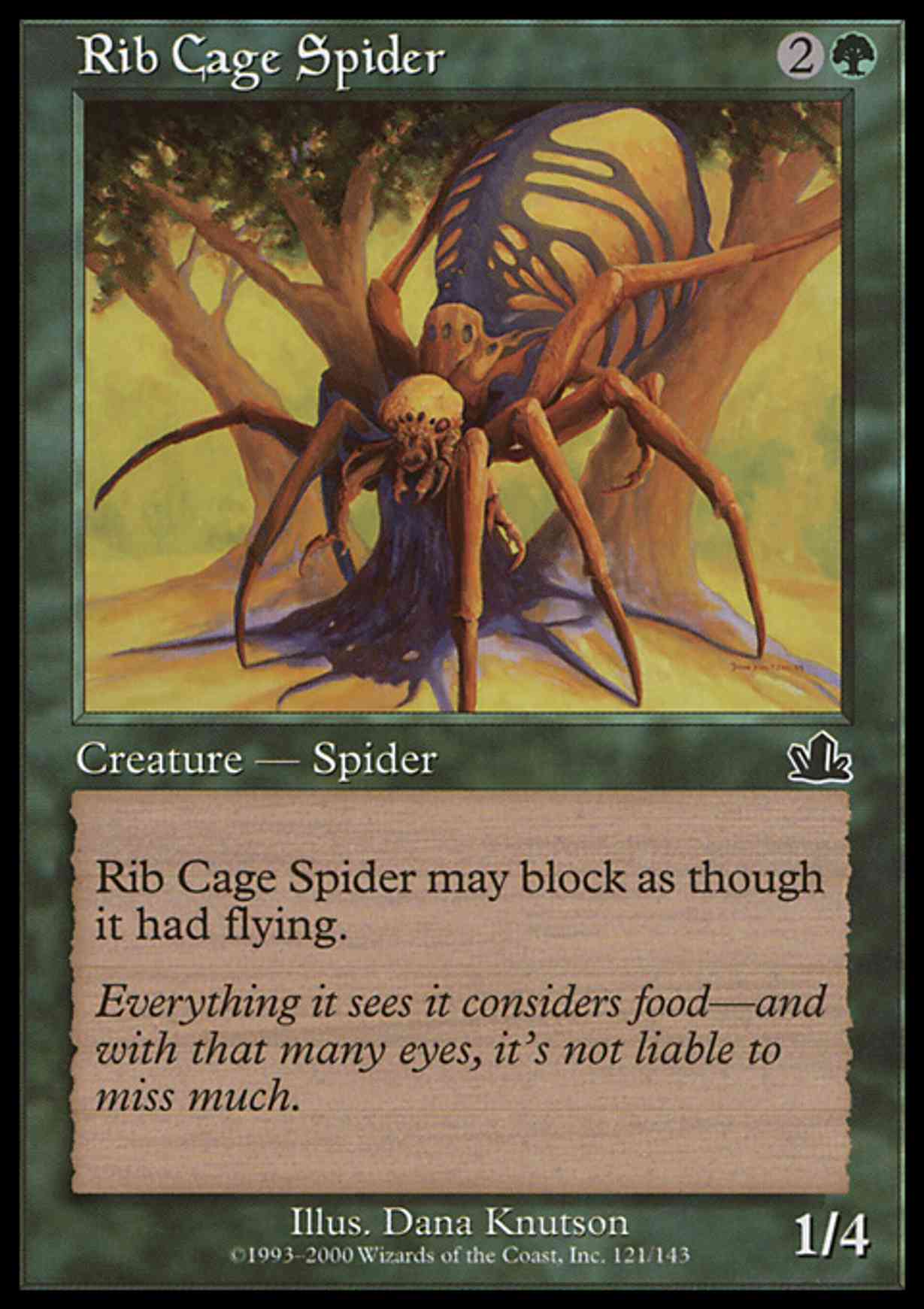 Rib Cage Spider magic card front