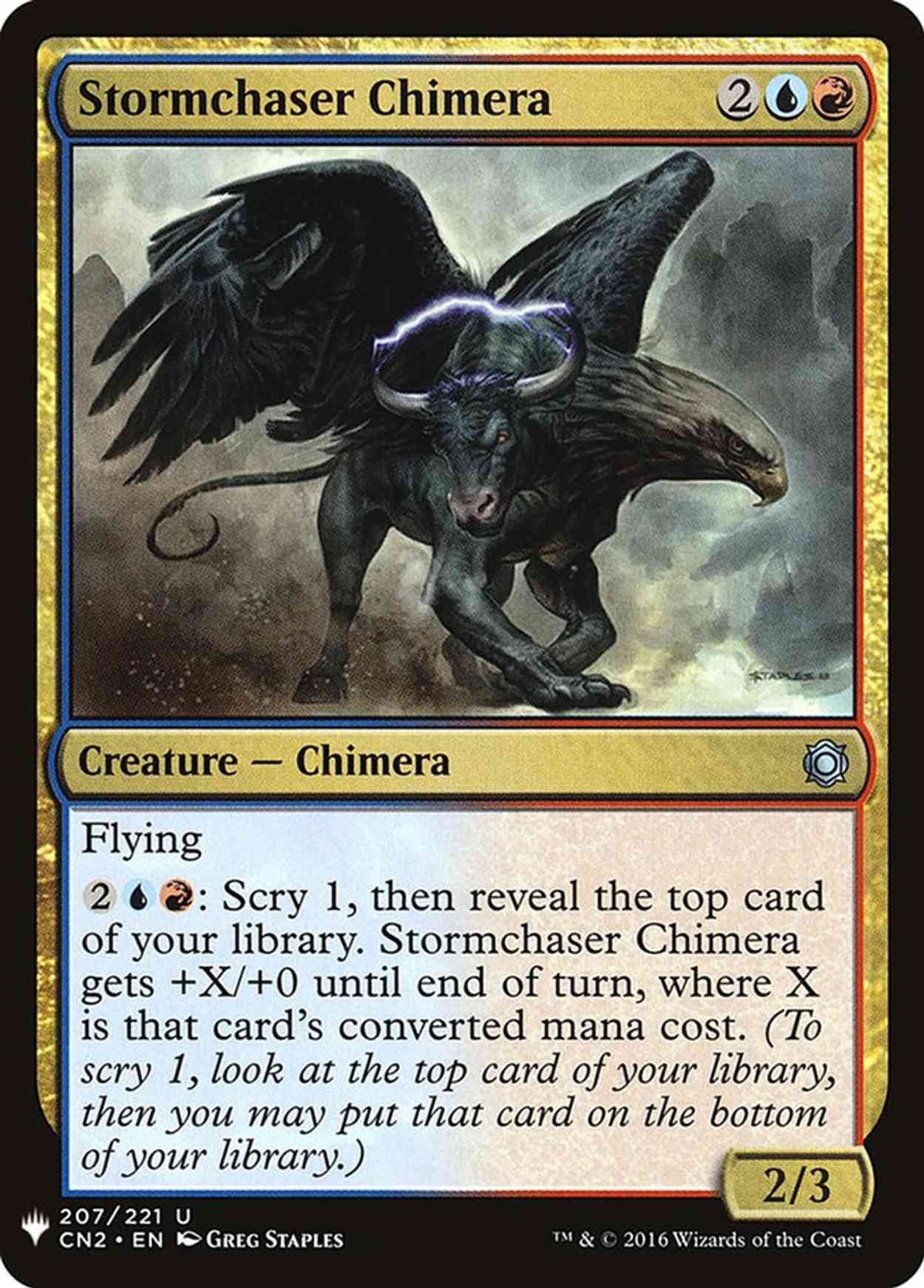 Stormchaser Chimera magic card front