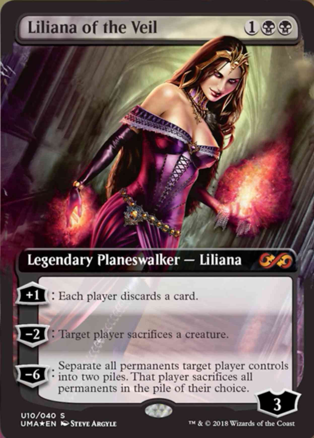 Liliana of the Veil magic card front