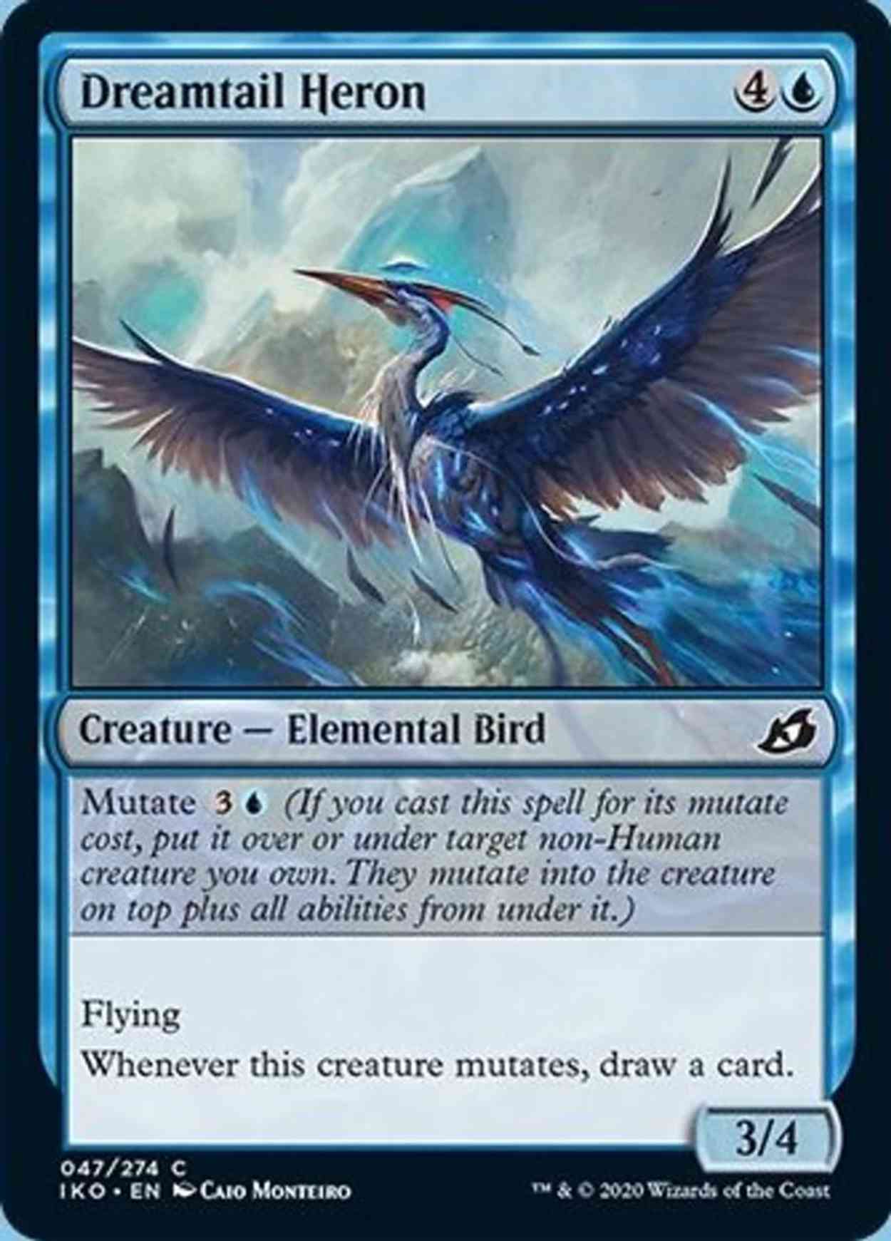Dreamtail Heron magic card front