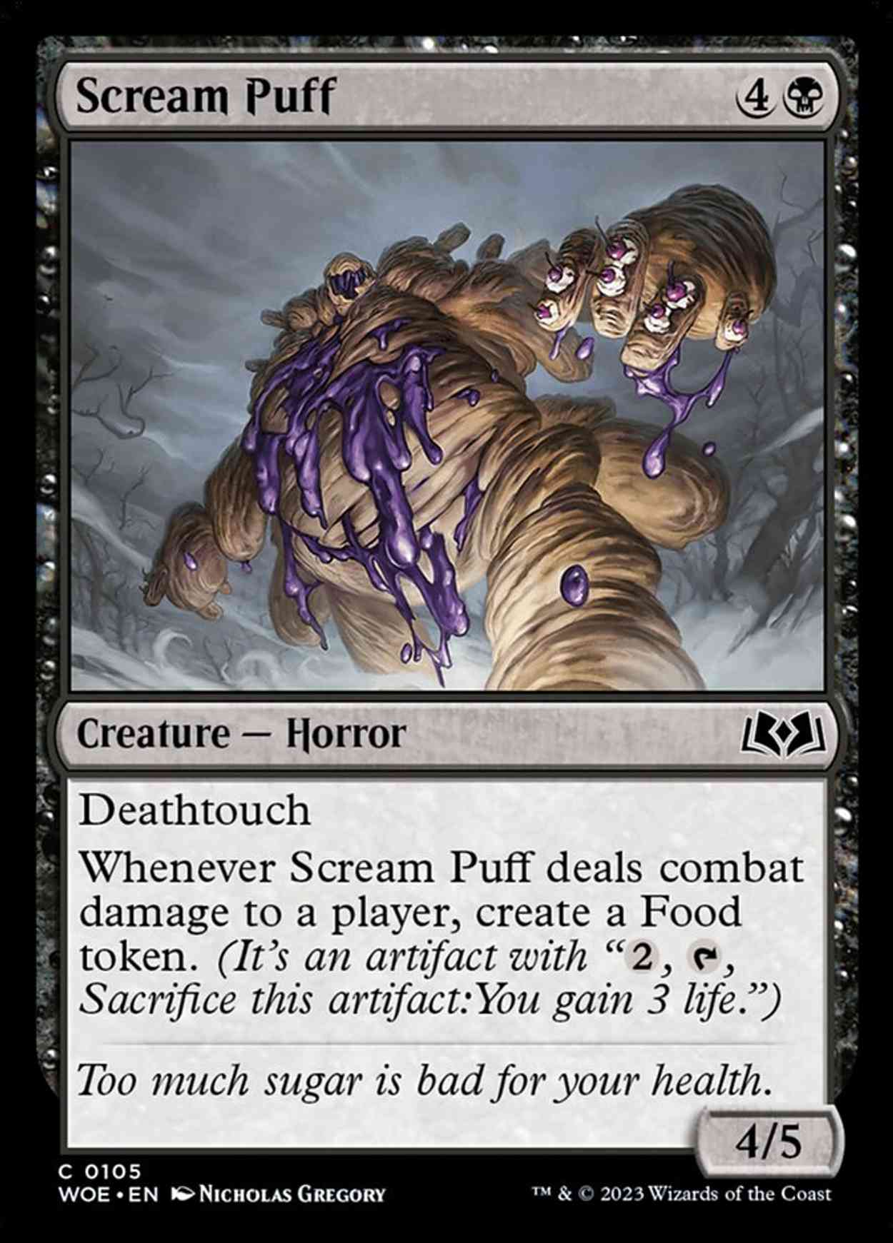 Scream Puff magic card front