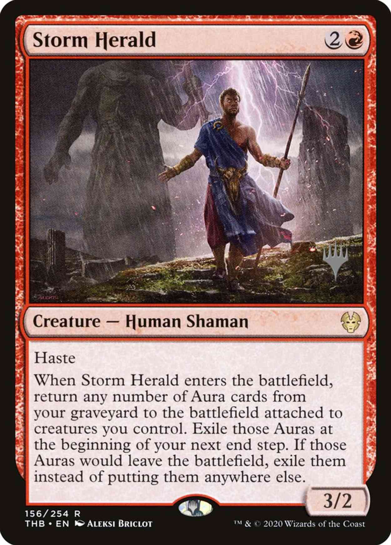 Storm Herald magic card front
