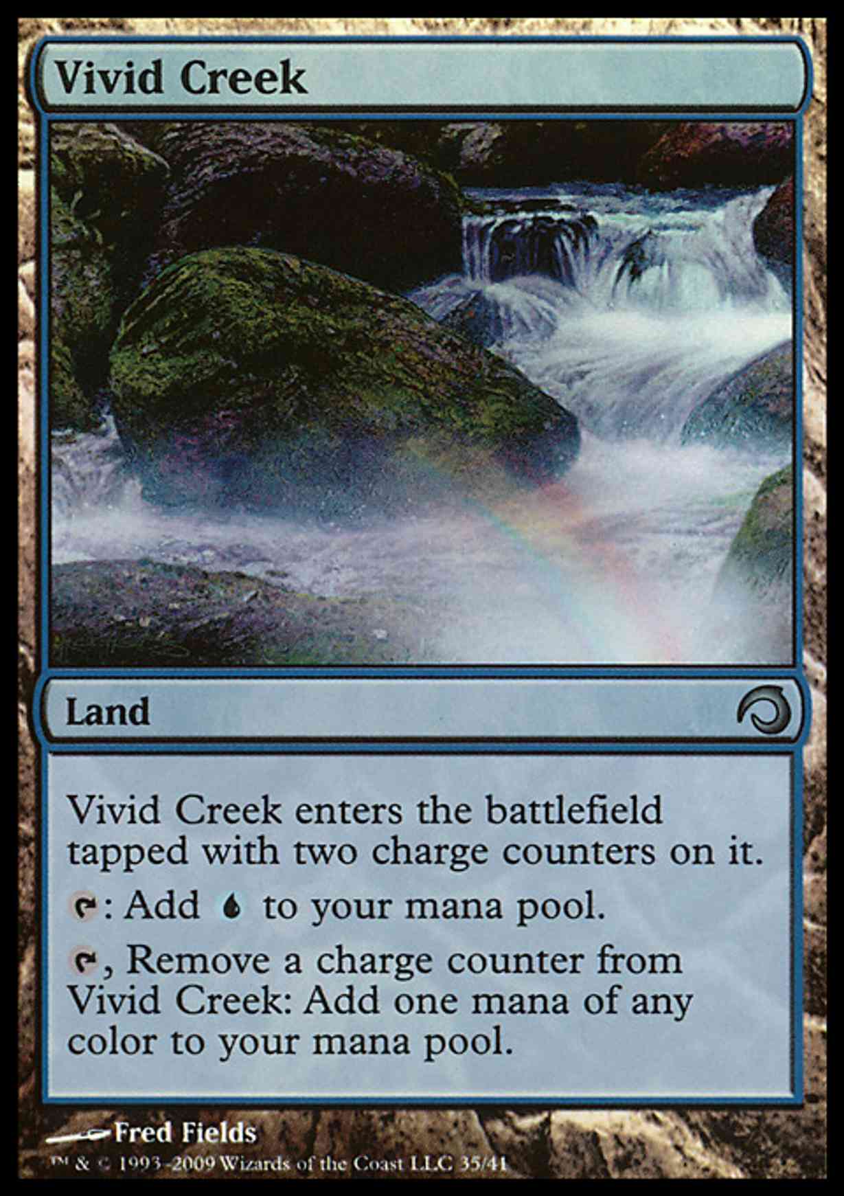 Vivid Creek magic card front