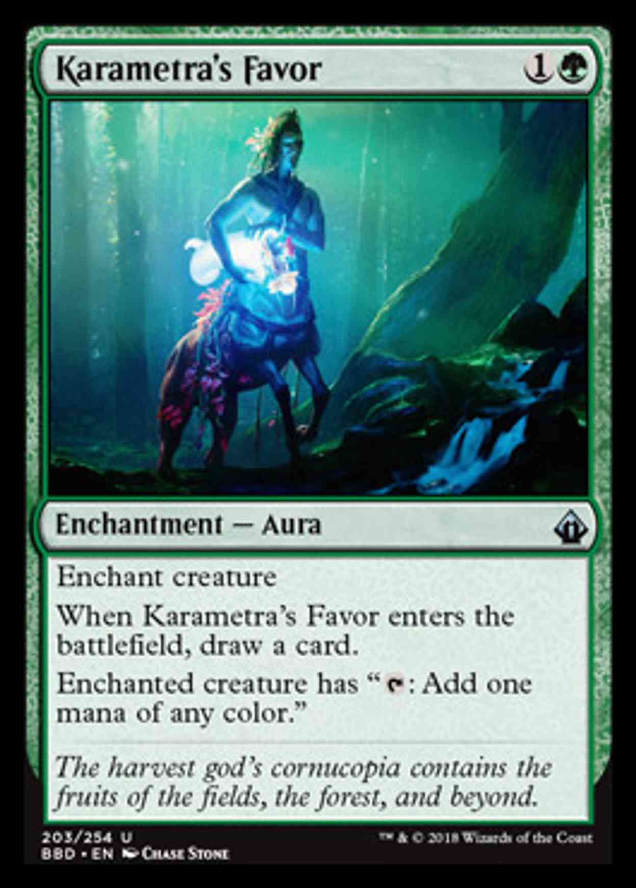 Karametra's Favor magic card front