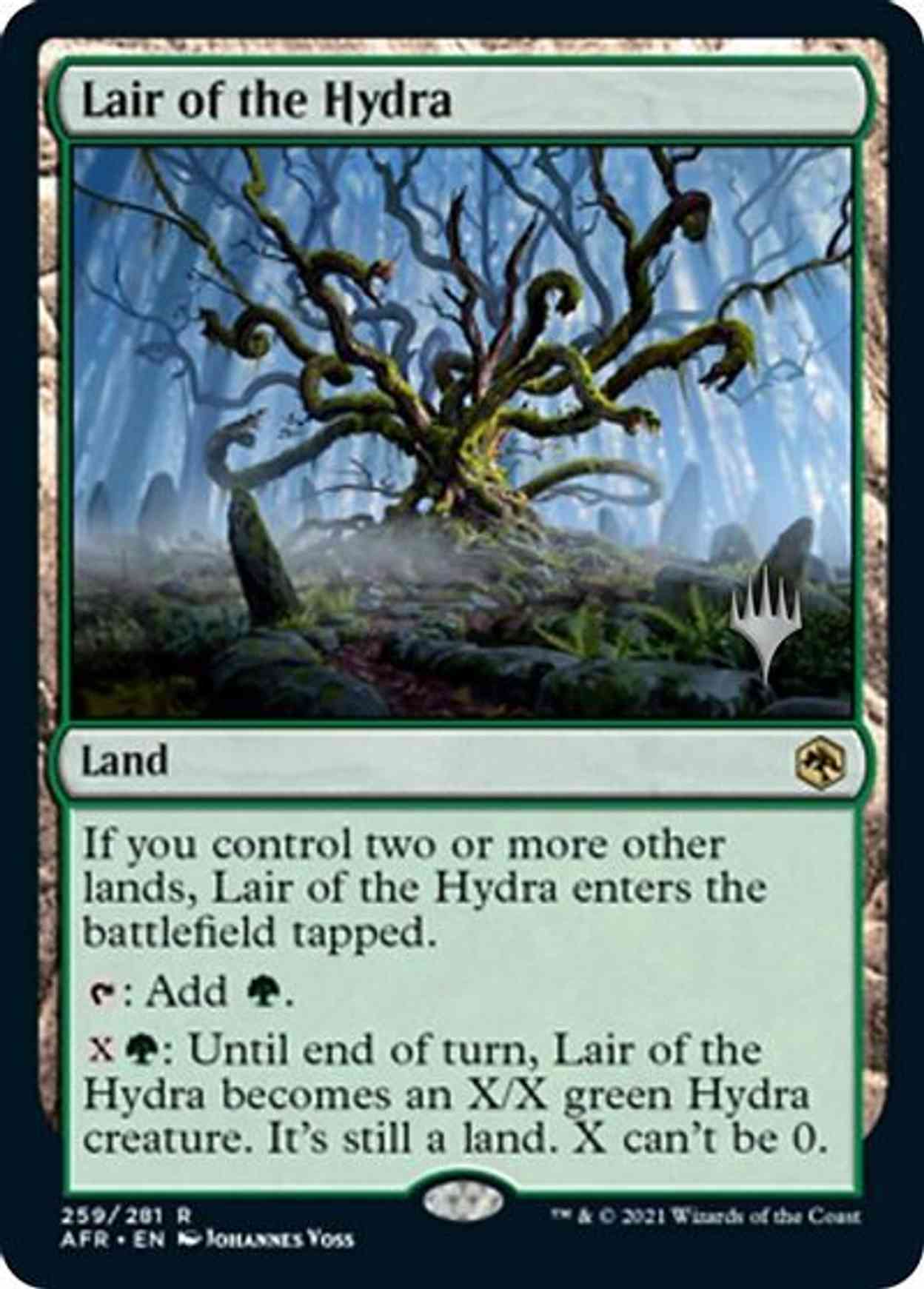 Lair of the Hydra magic card front