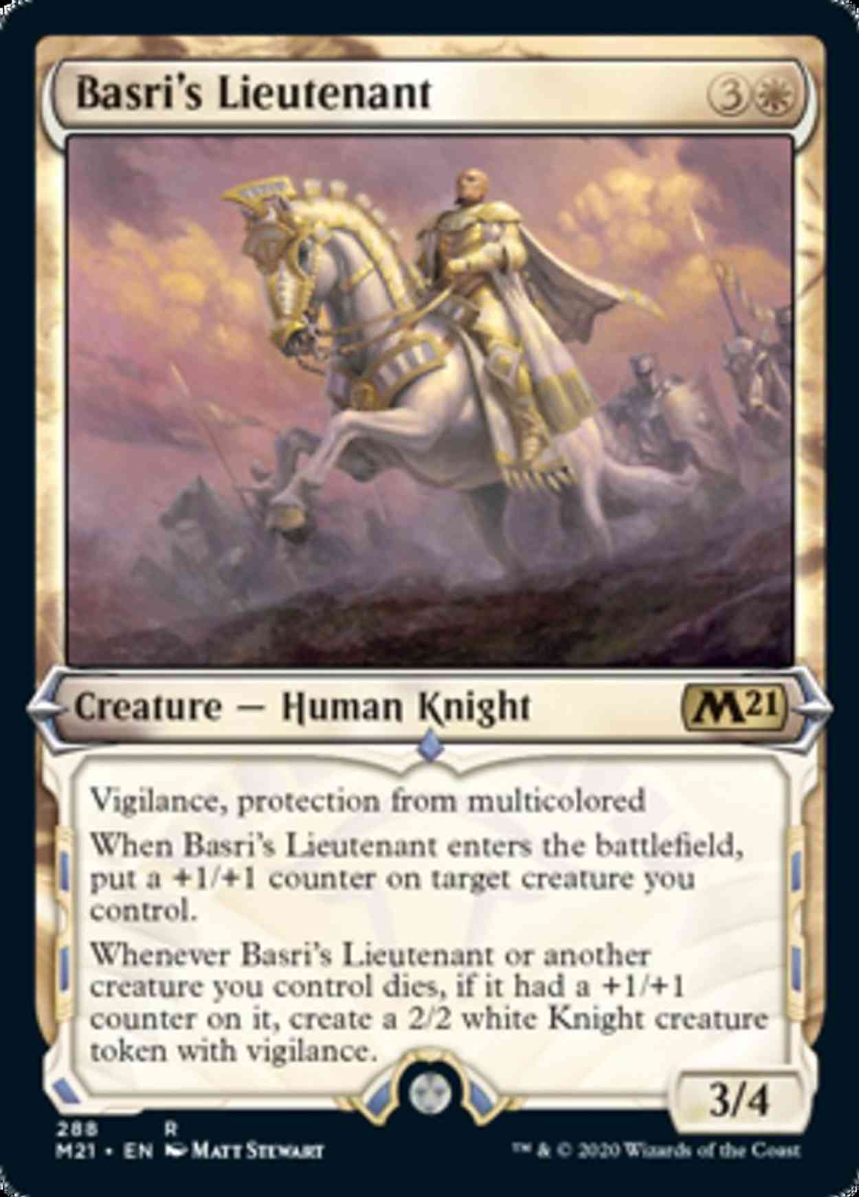 Basri's Lieutenant (Showcase) magic card front