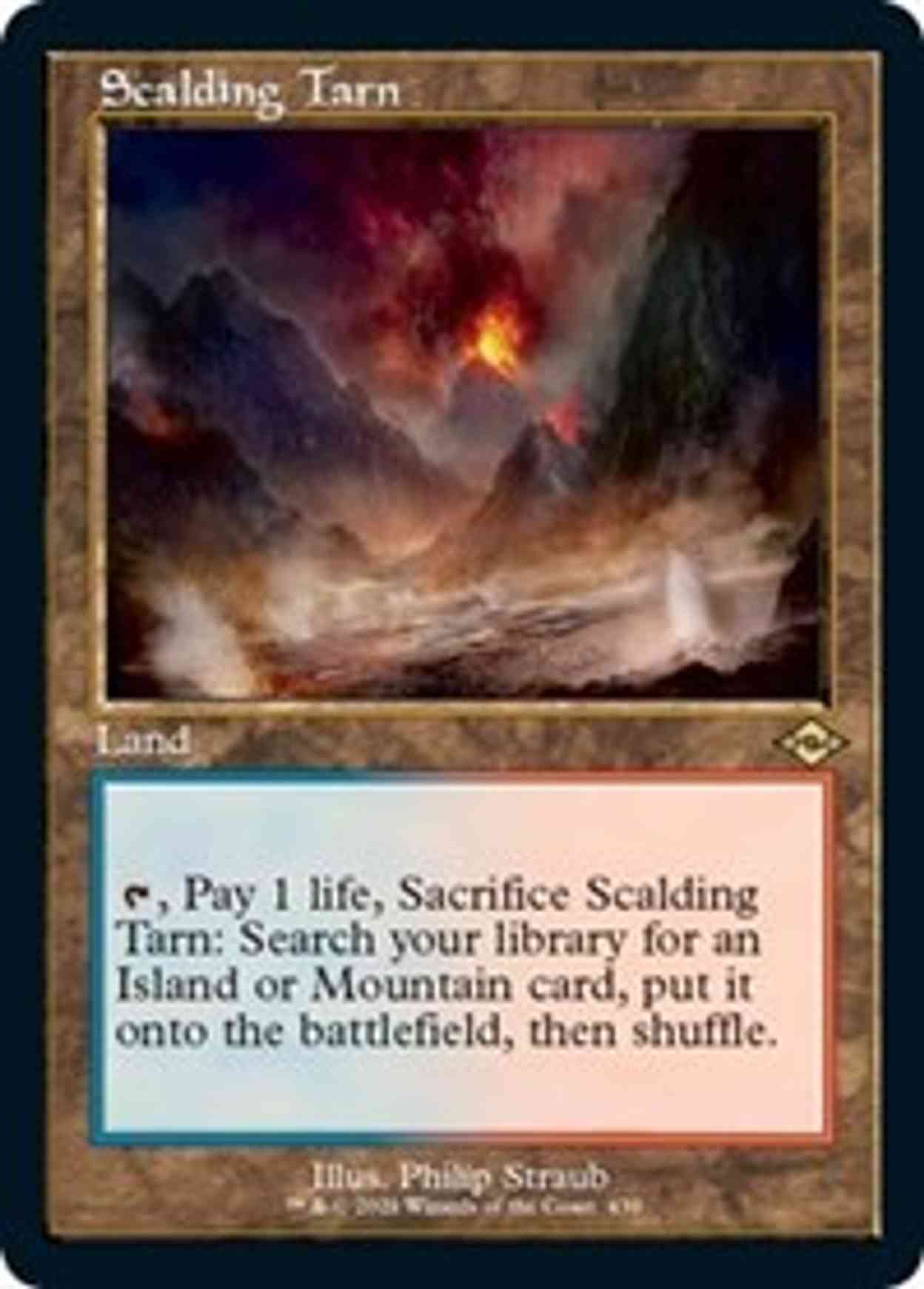 Scalding Tarn (Retro Frame) (Foil Etched) magic card front