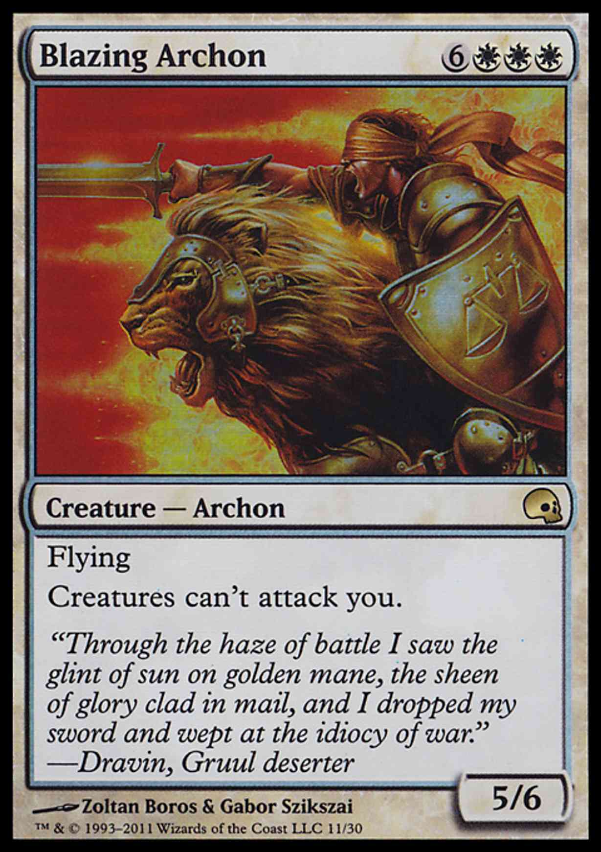 Blazing Archon magic card front
