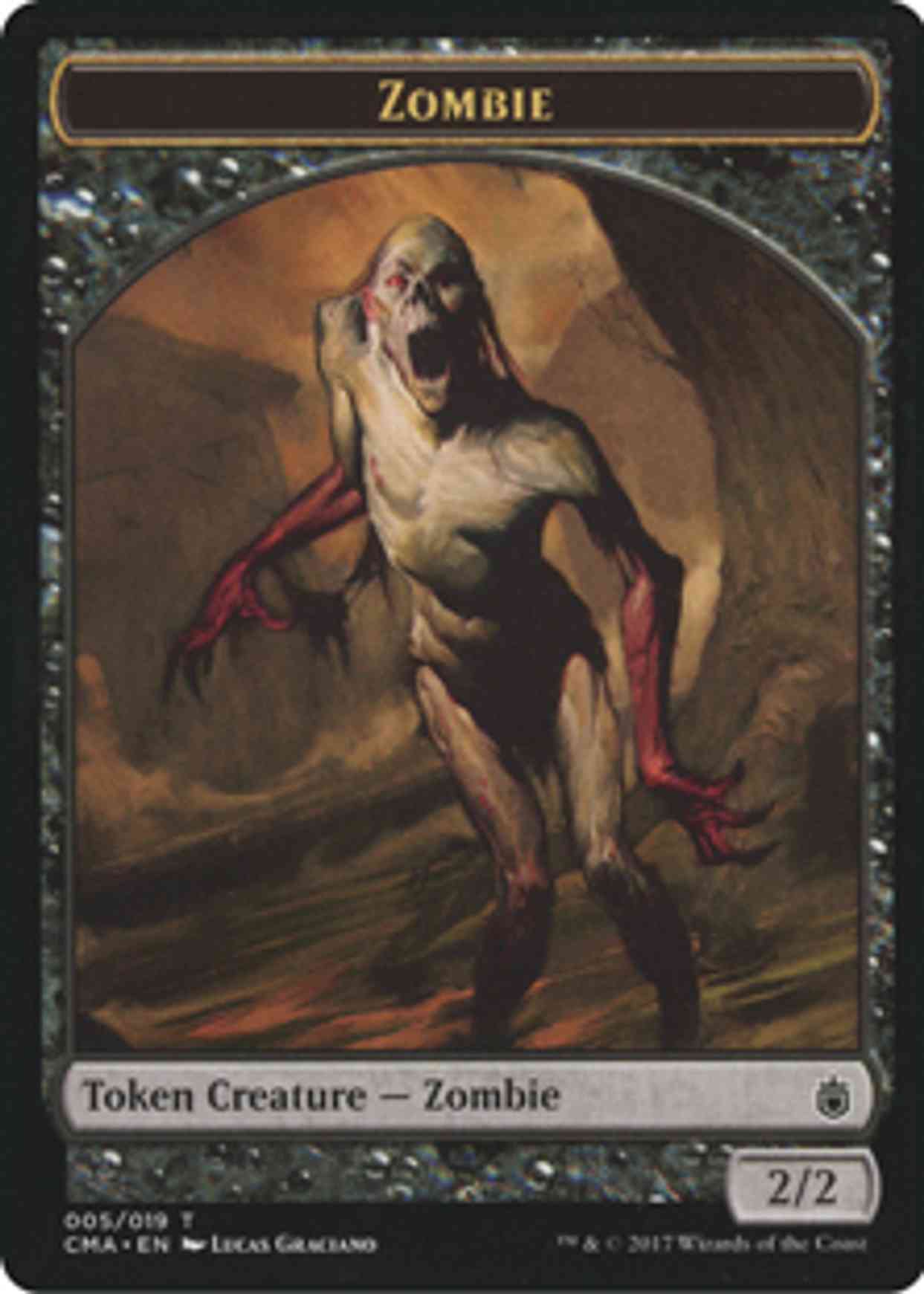 Zombie Token (005) magic card front