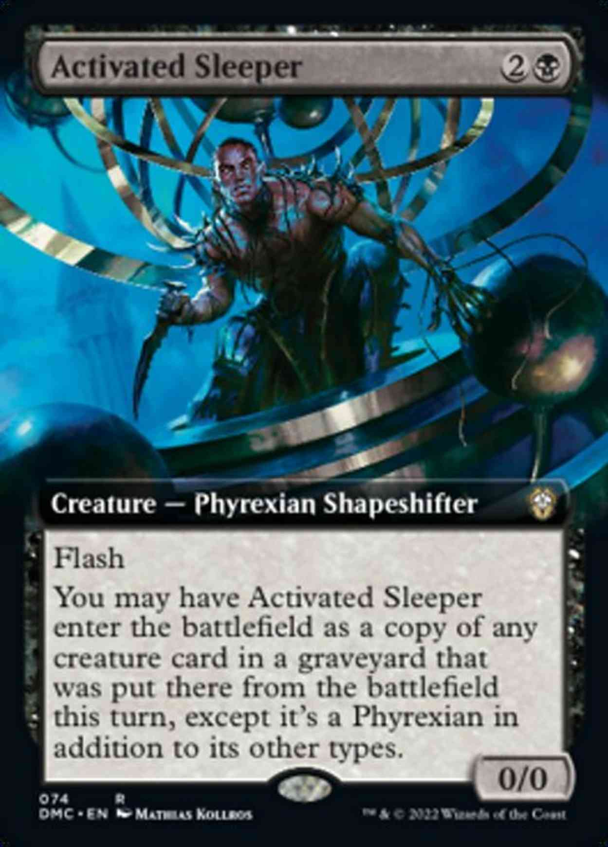 Activated Sleeper (Extended Art) magic card front
