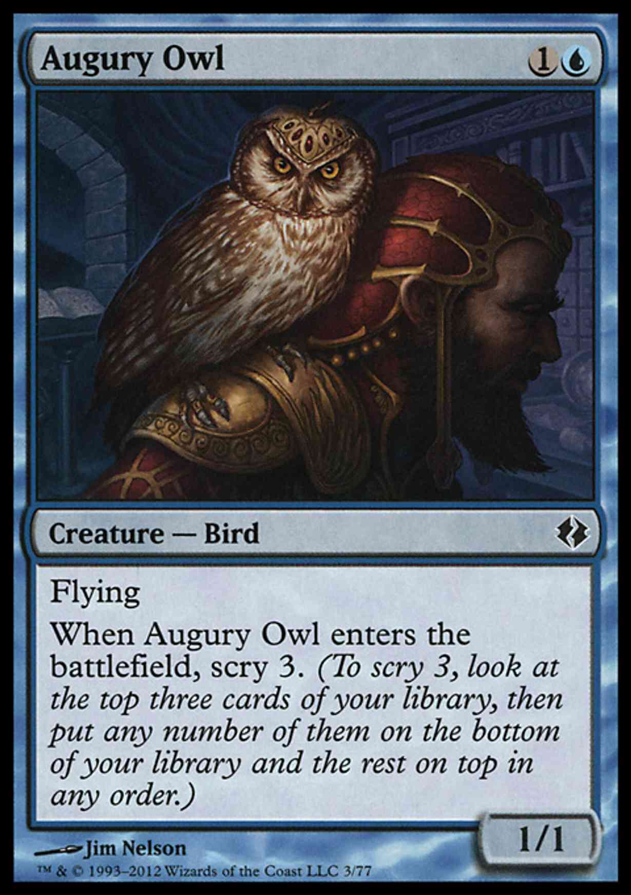 Augury Owl magic card front