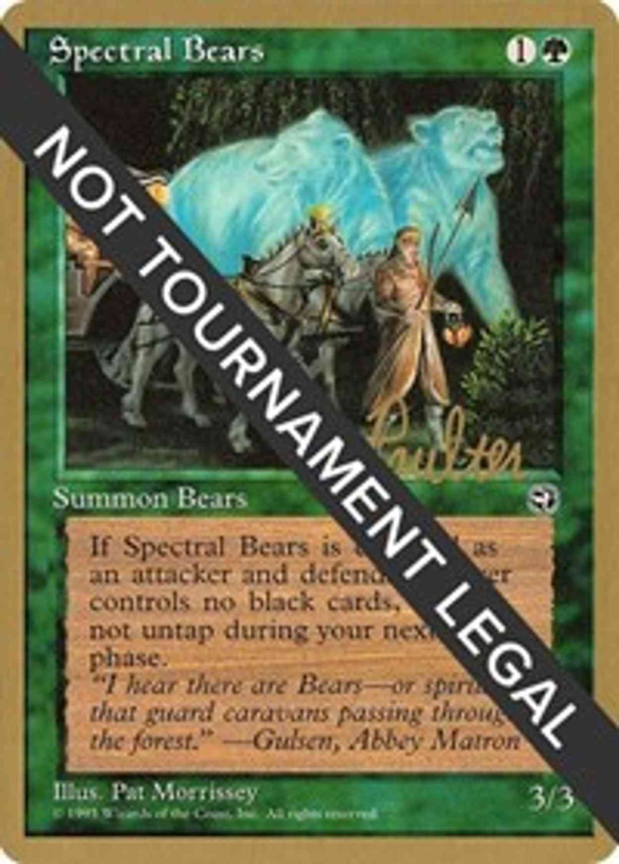 Spectral Bears - 1996 Preston Poulter (HML) magic card front