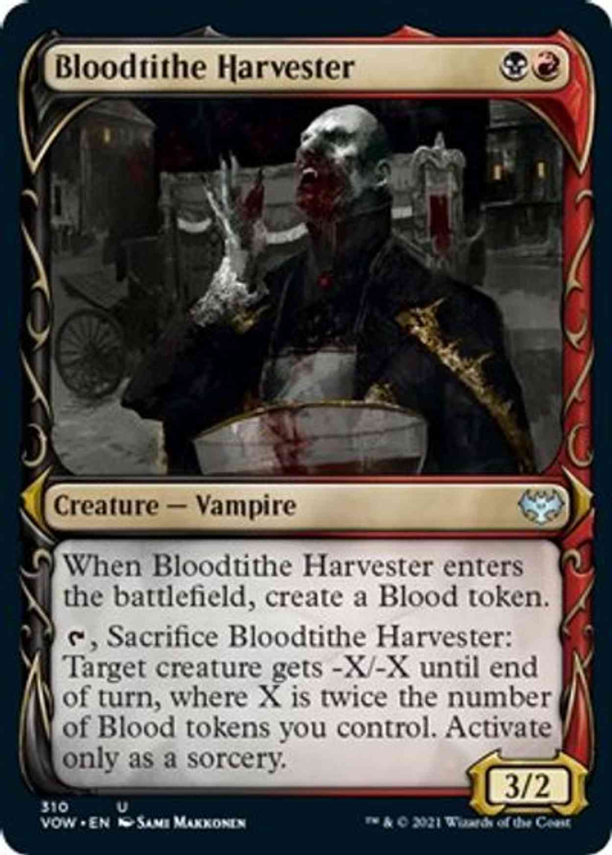 Bloodtithe Harvester (Showcase) magic card front