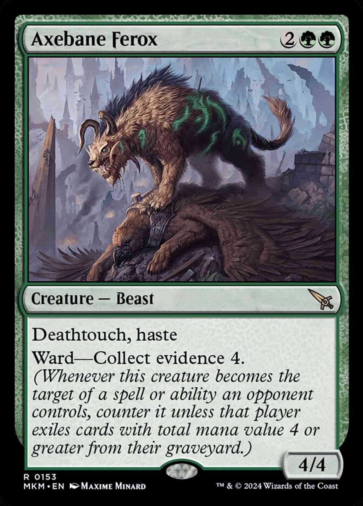 Axebane Ferox magic card front