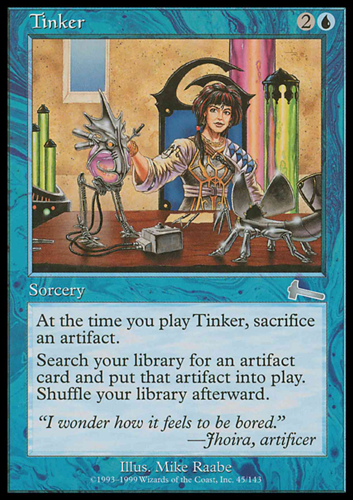 Tinker magic card front