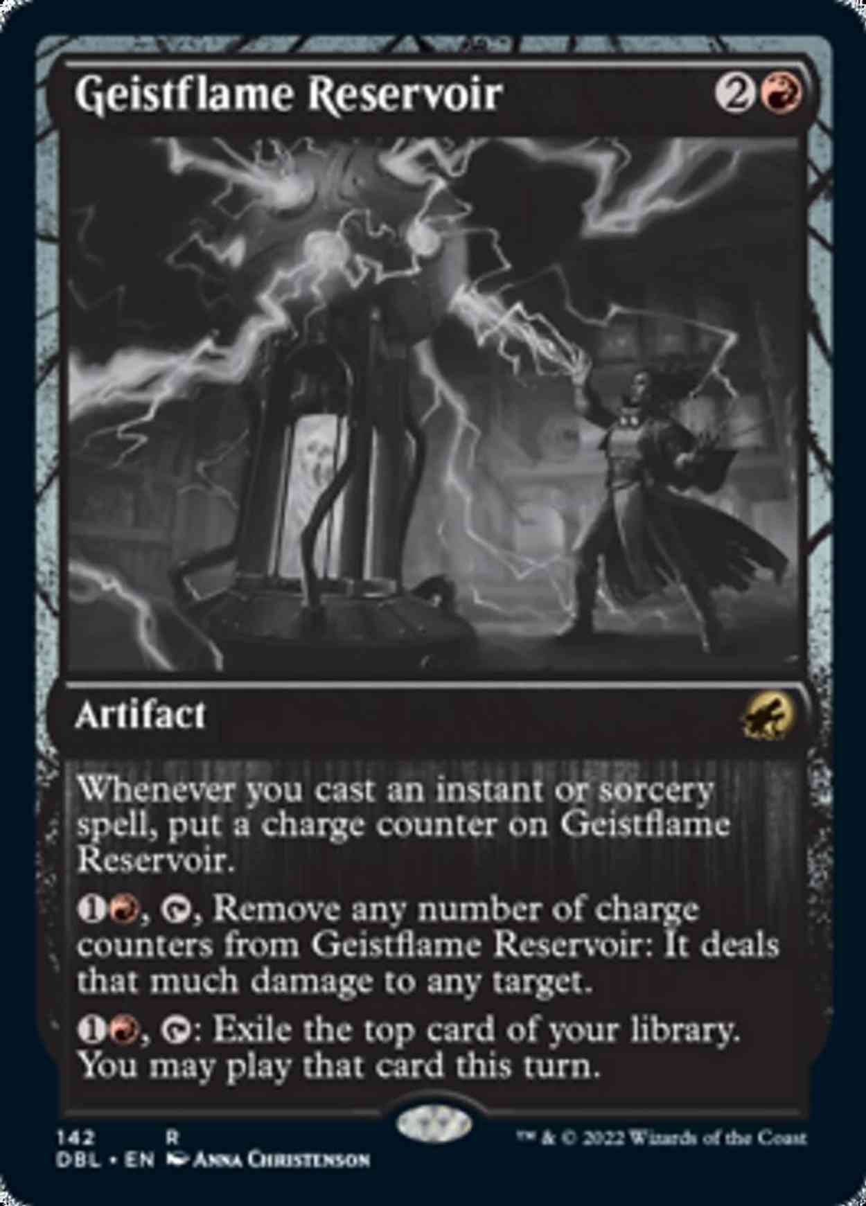 Geistflame Reservoir magic card front