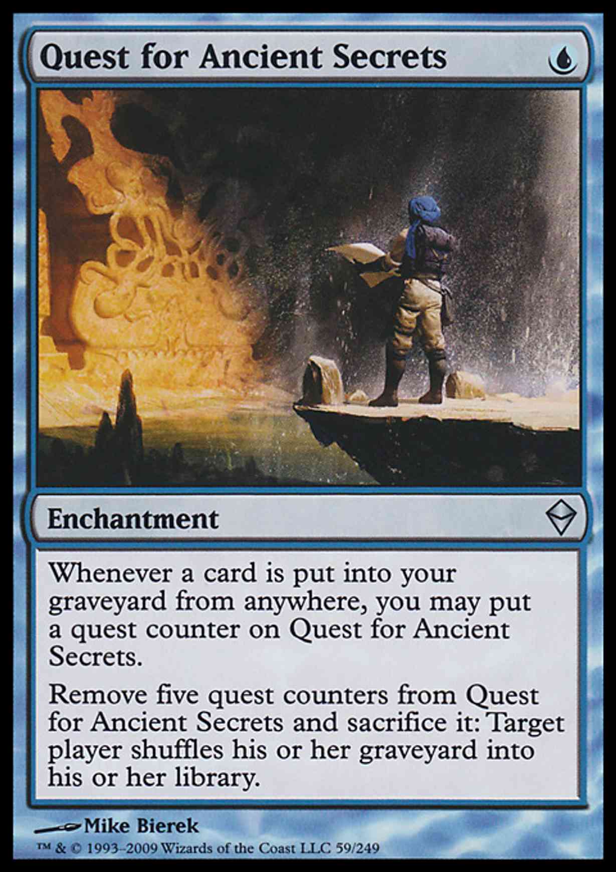 Quest for Ancient Secrets magic card front