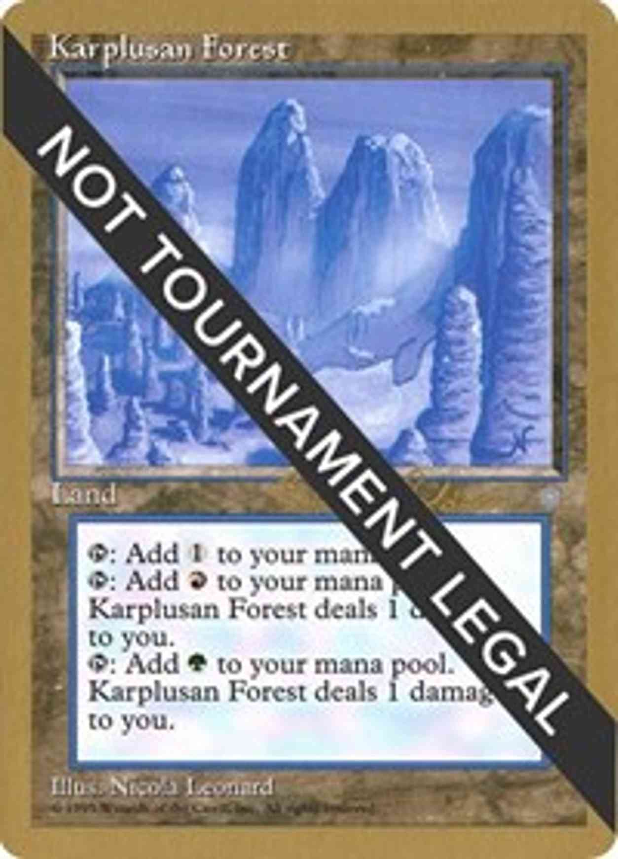 Karplusan Forest - 1998 Brian Selden (ICE) magic card front