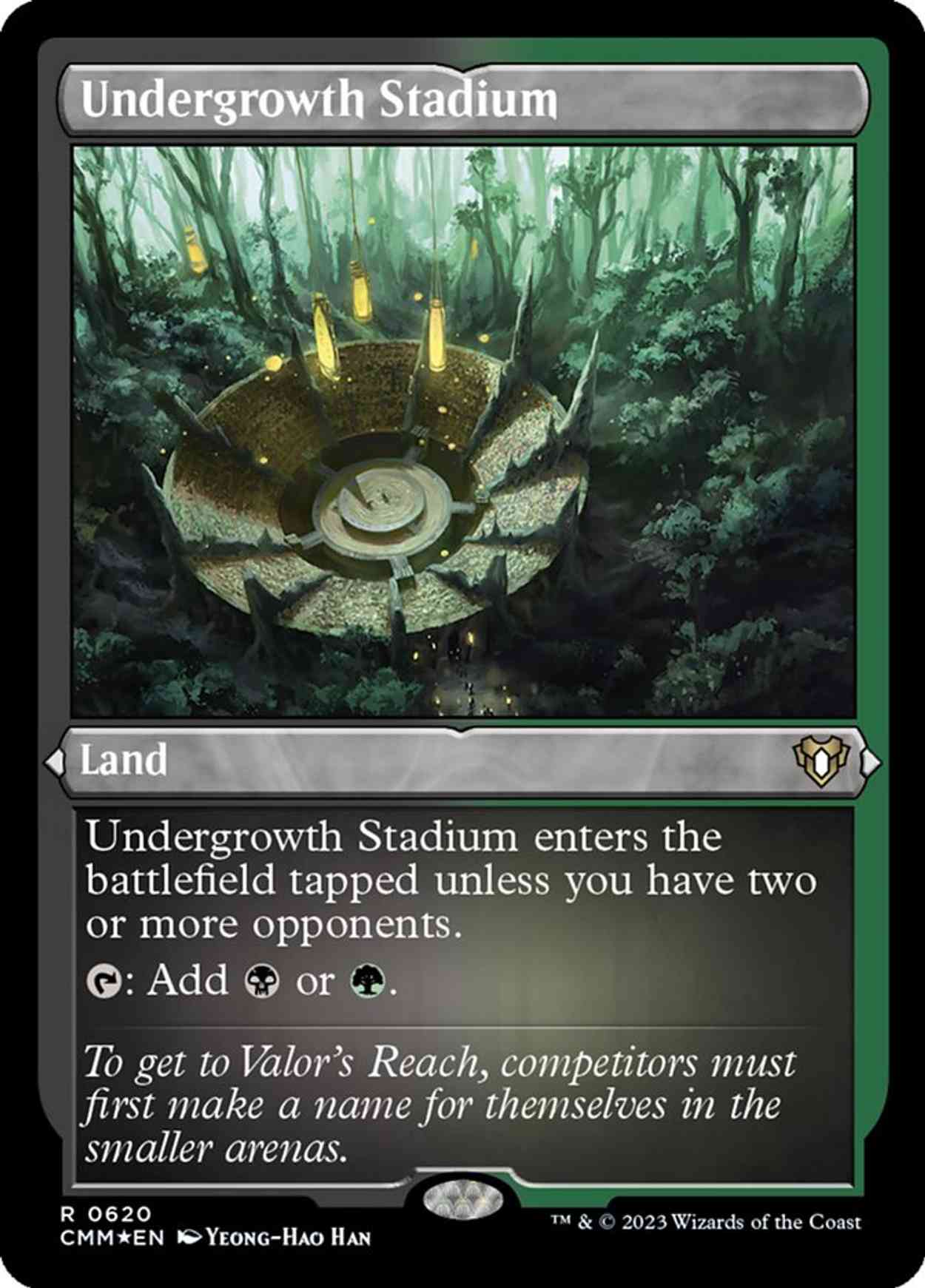 Undergrowth Stadium (Foil Etched) magic card front