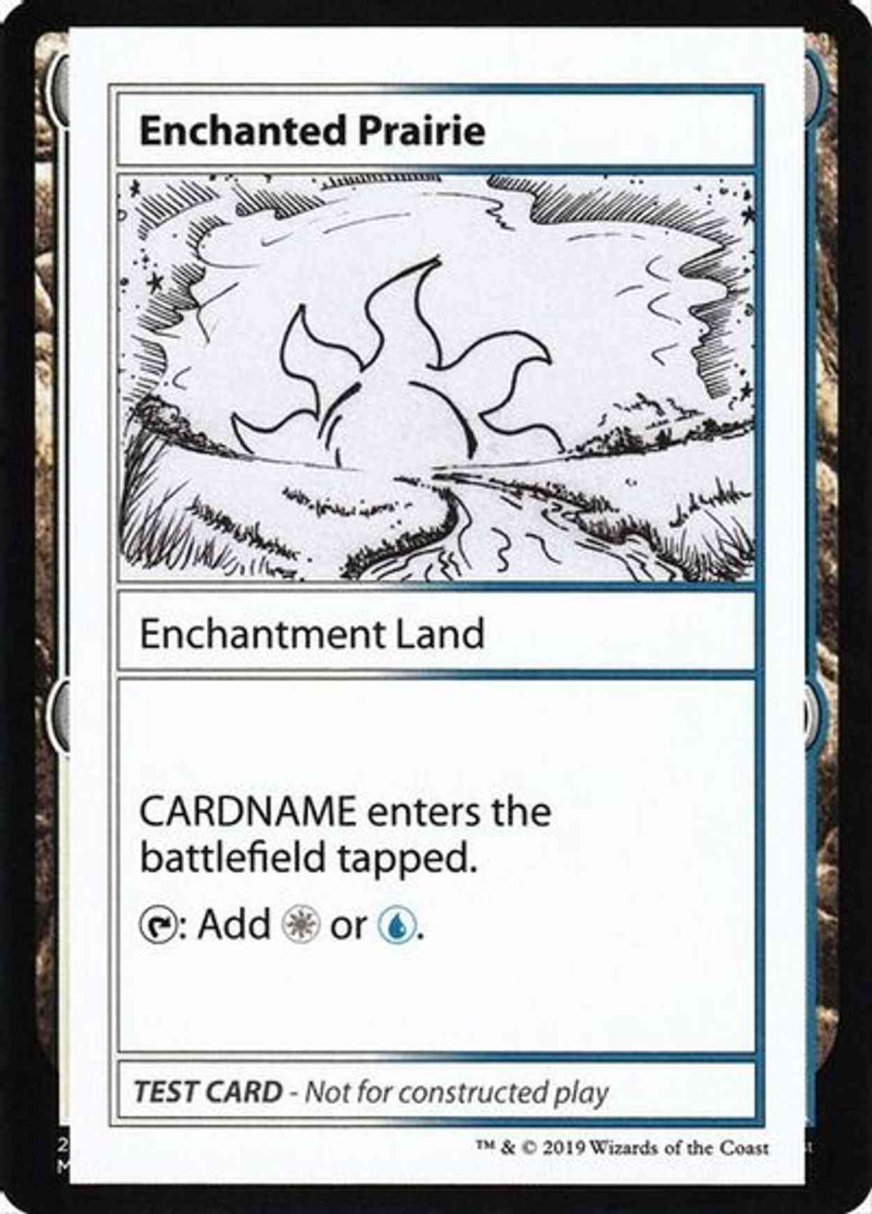 Enchanted Prairie (No PW Symbol) magic card front