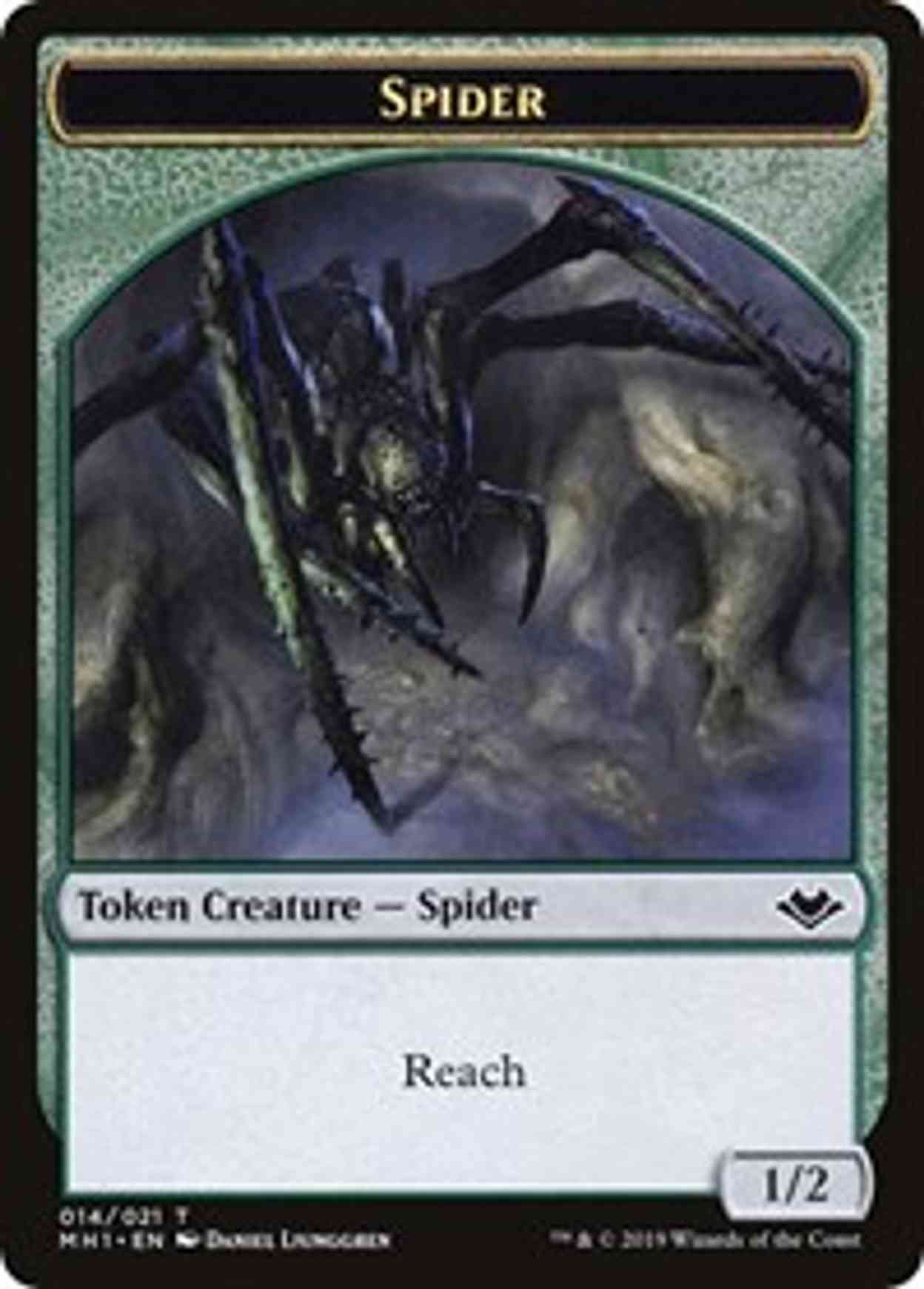 Spider // Spirit Double-sided Token magic card front