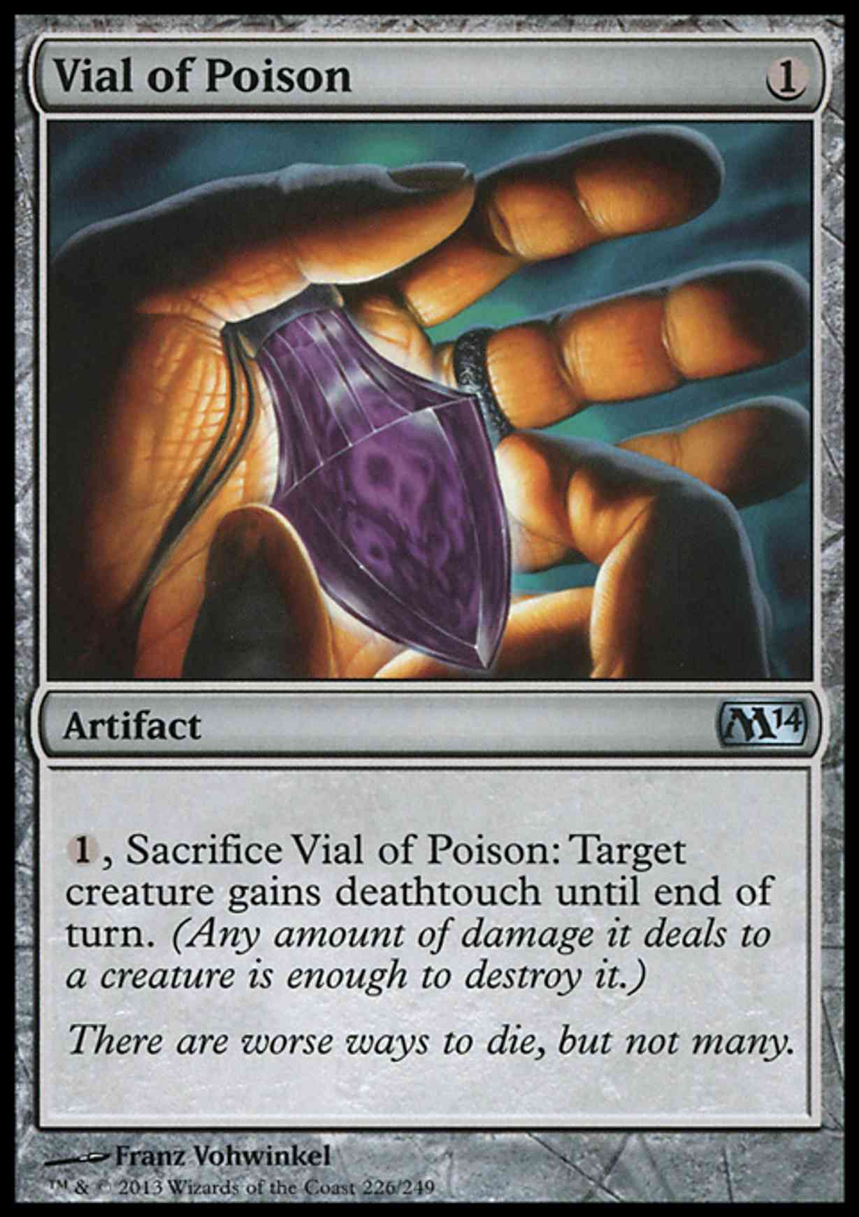 Vial of Poison magic card front