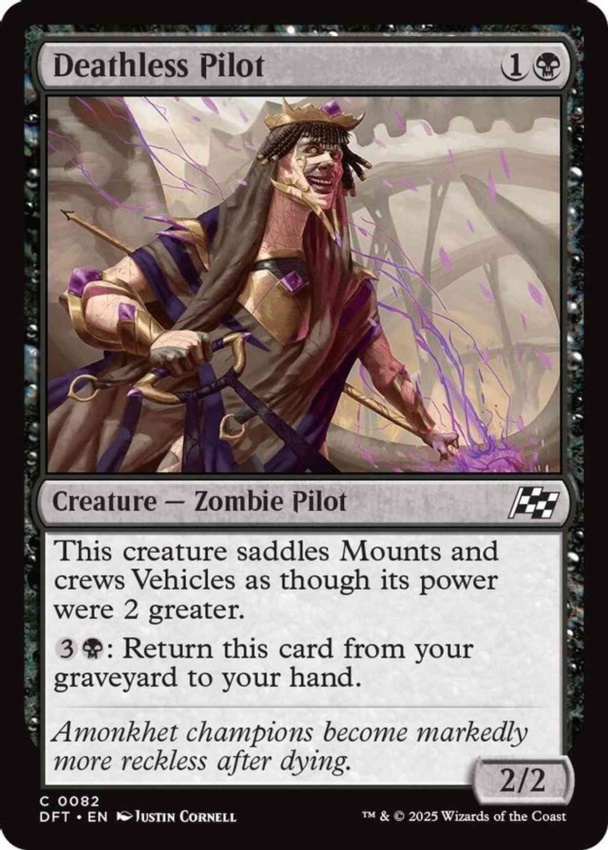 Deathless Pilot magic card front