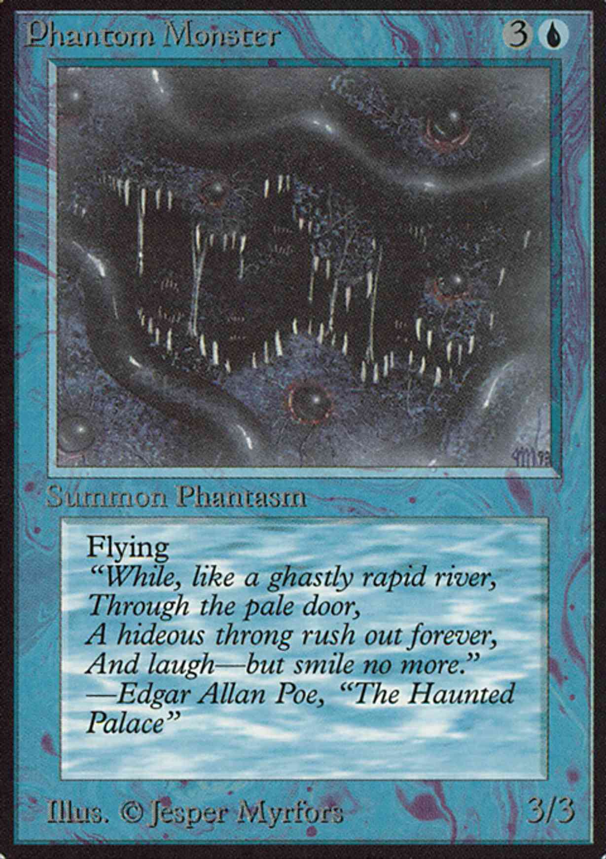 Phantom Monster magic card front