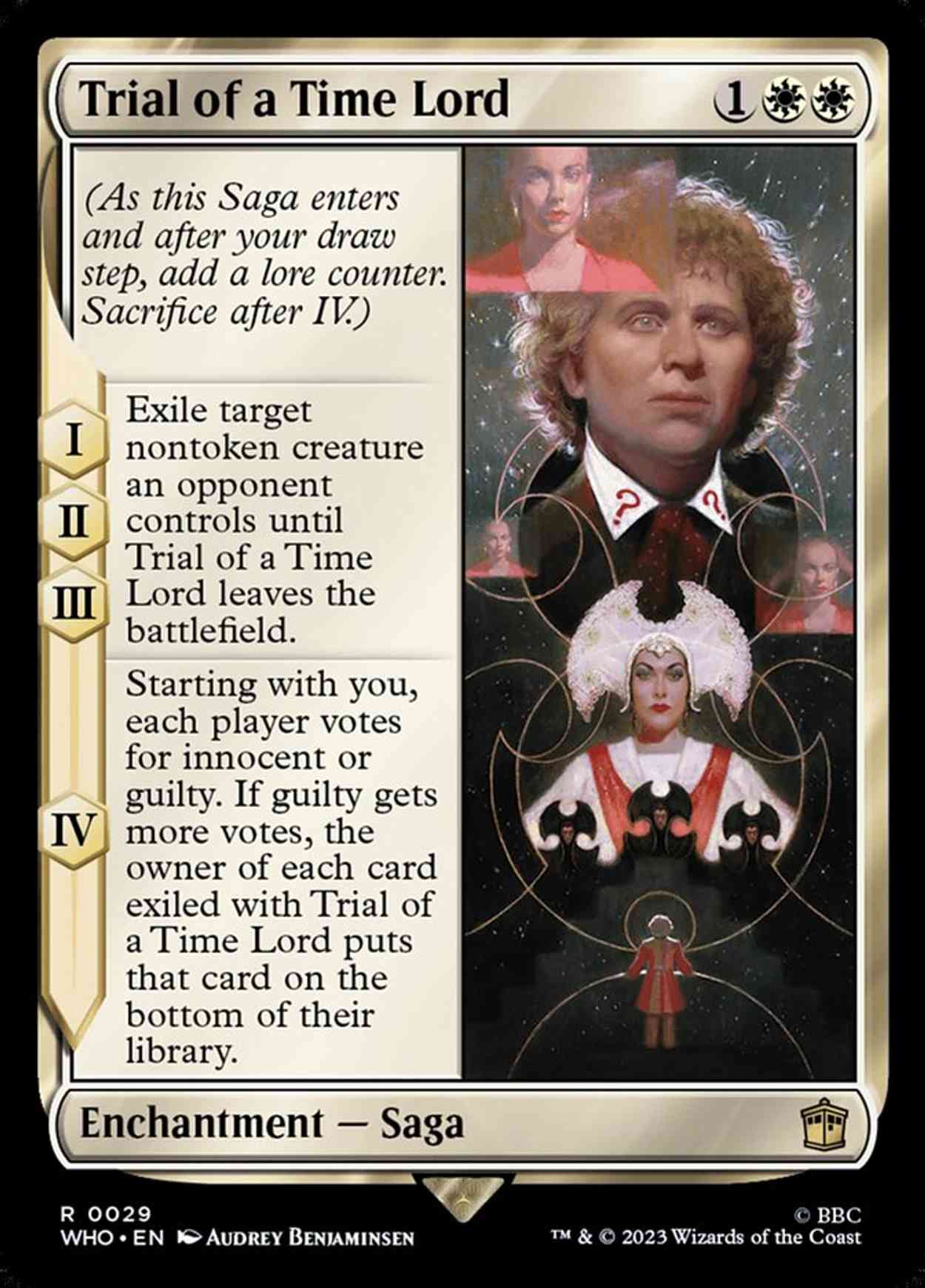 Trial of a Time Lord magic card front