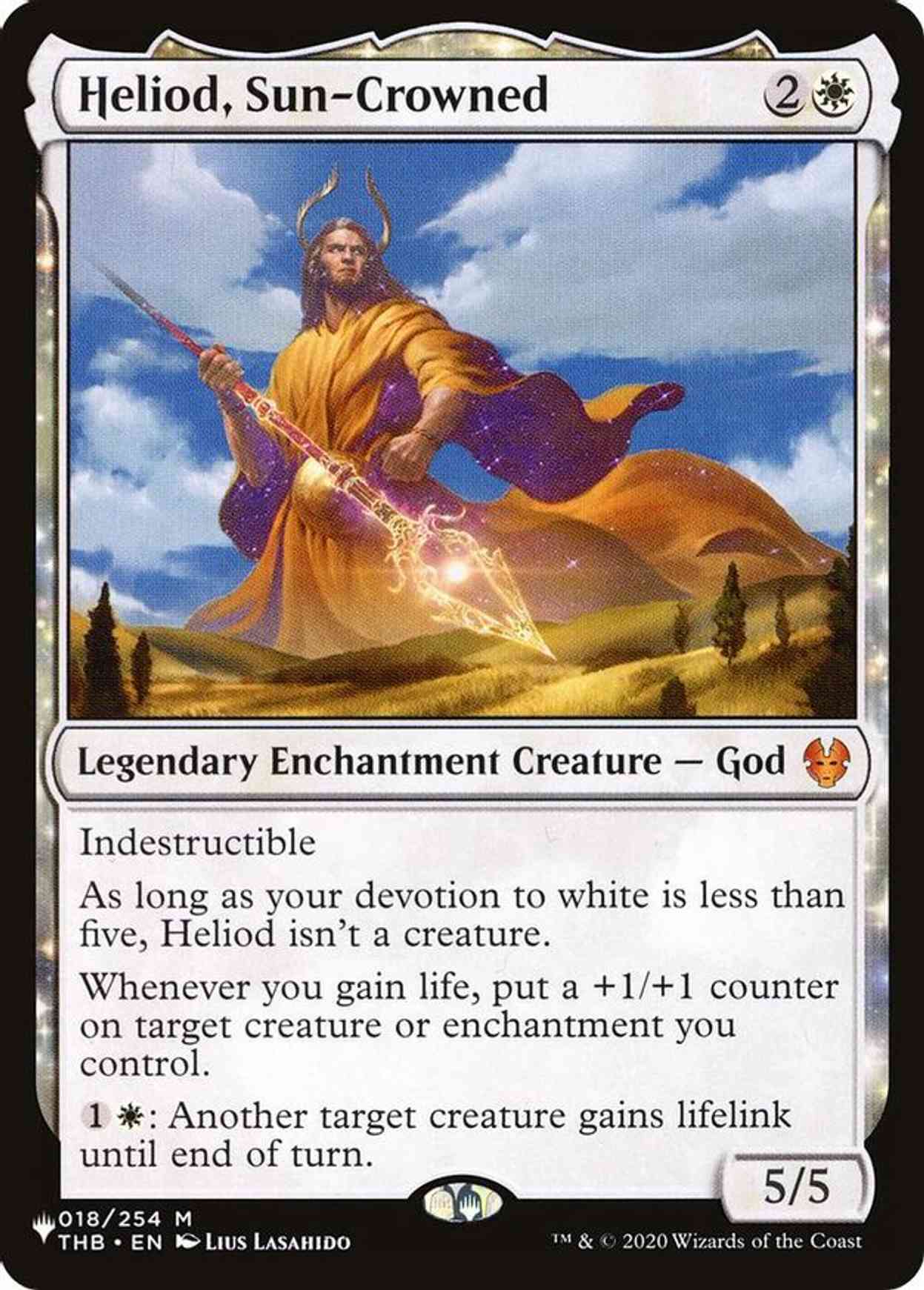 Heliod, Sun-Crowned magic card front