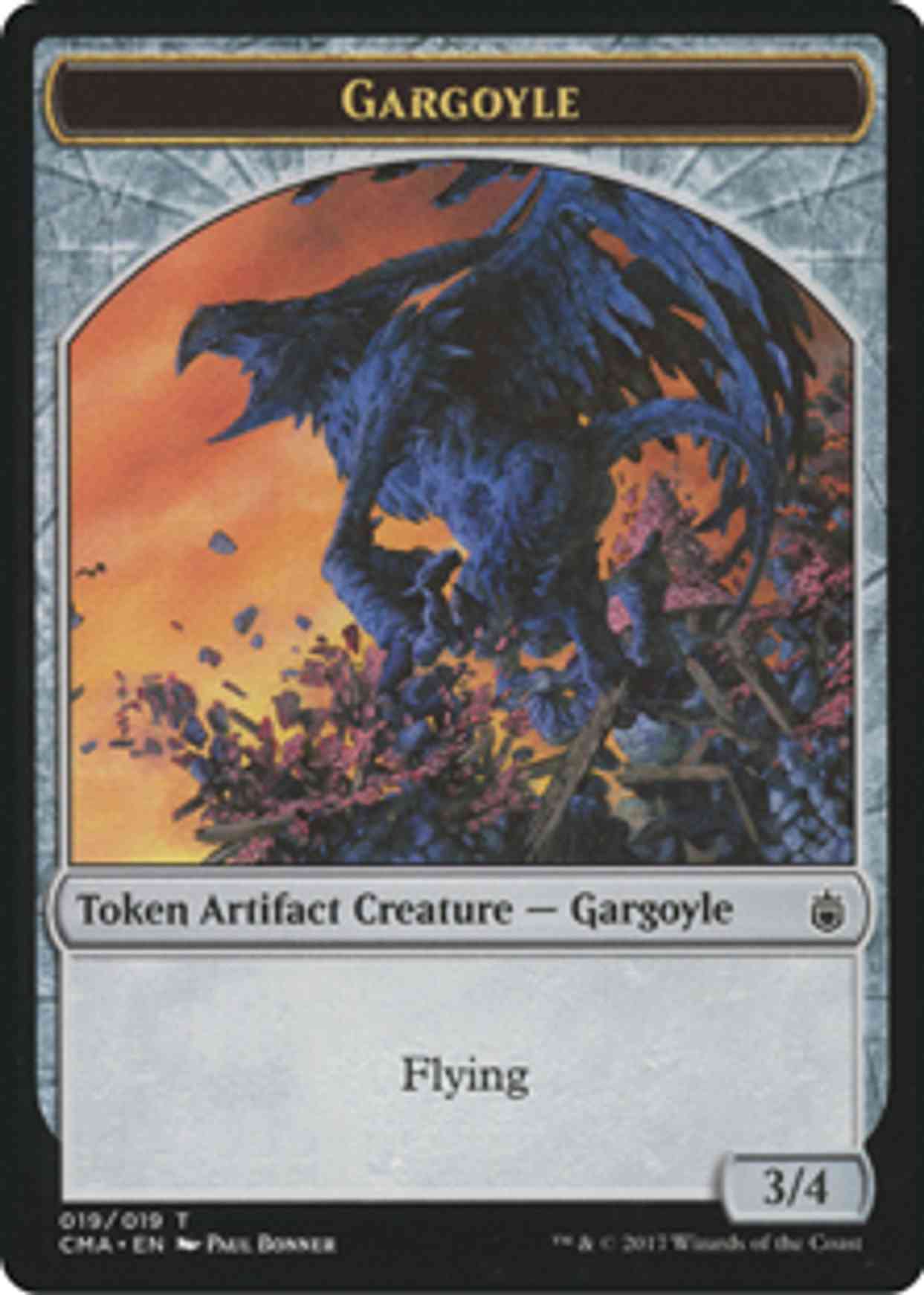 Gargoyle Token (019) magic card front
