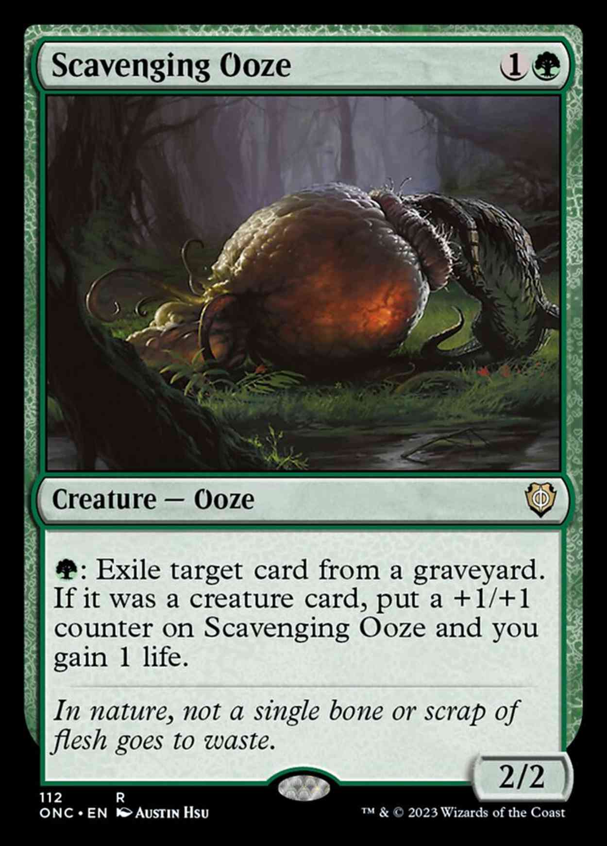 Scavenging Ooze magic card front