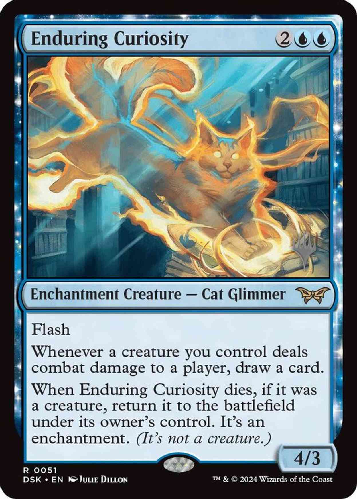 Enduring Curiosity magic card front