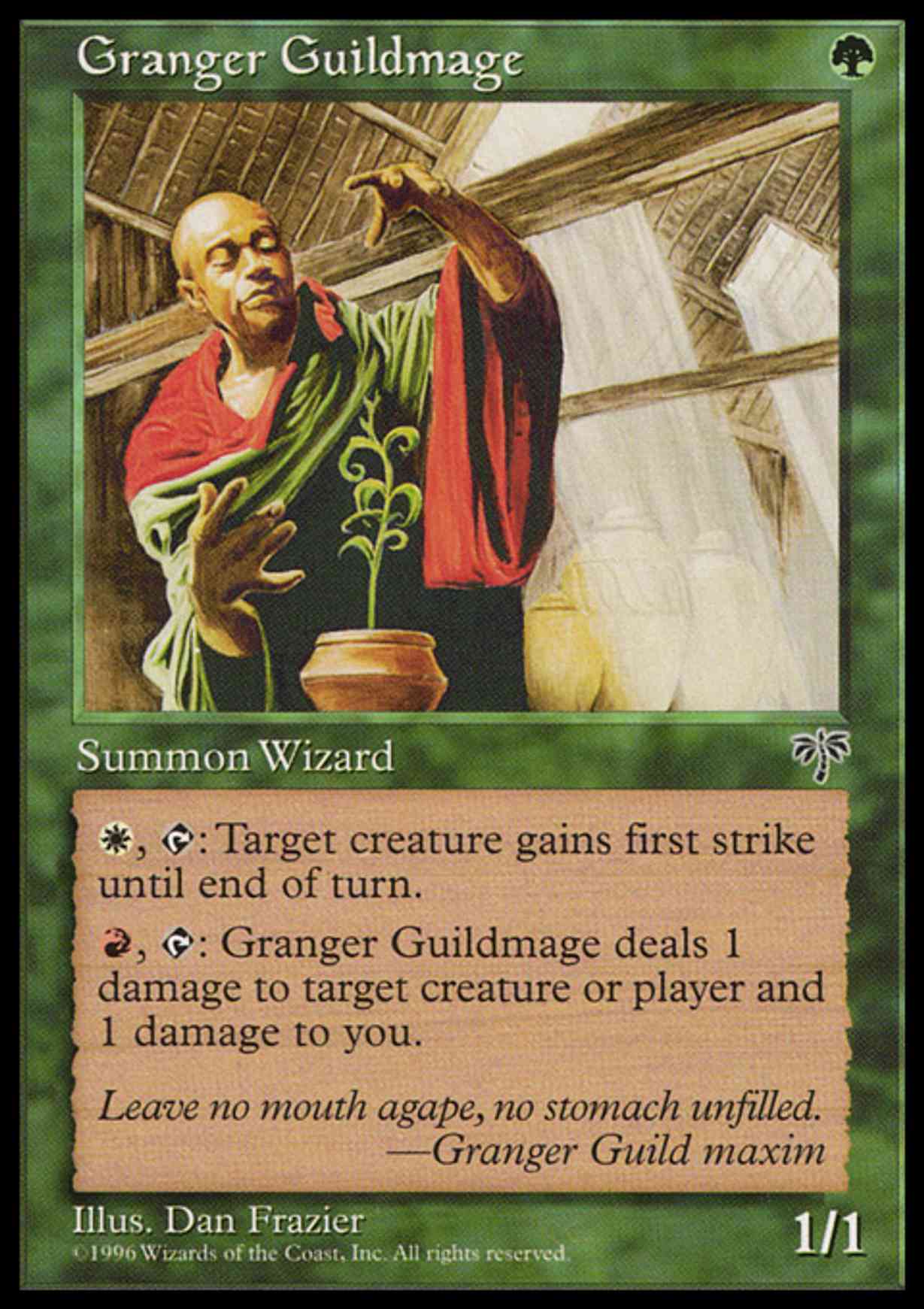 Granger Guildmage magic card front