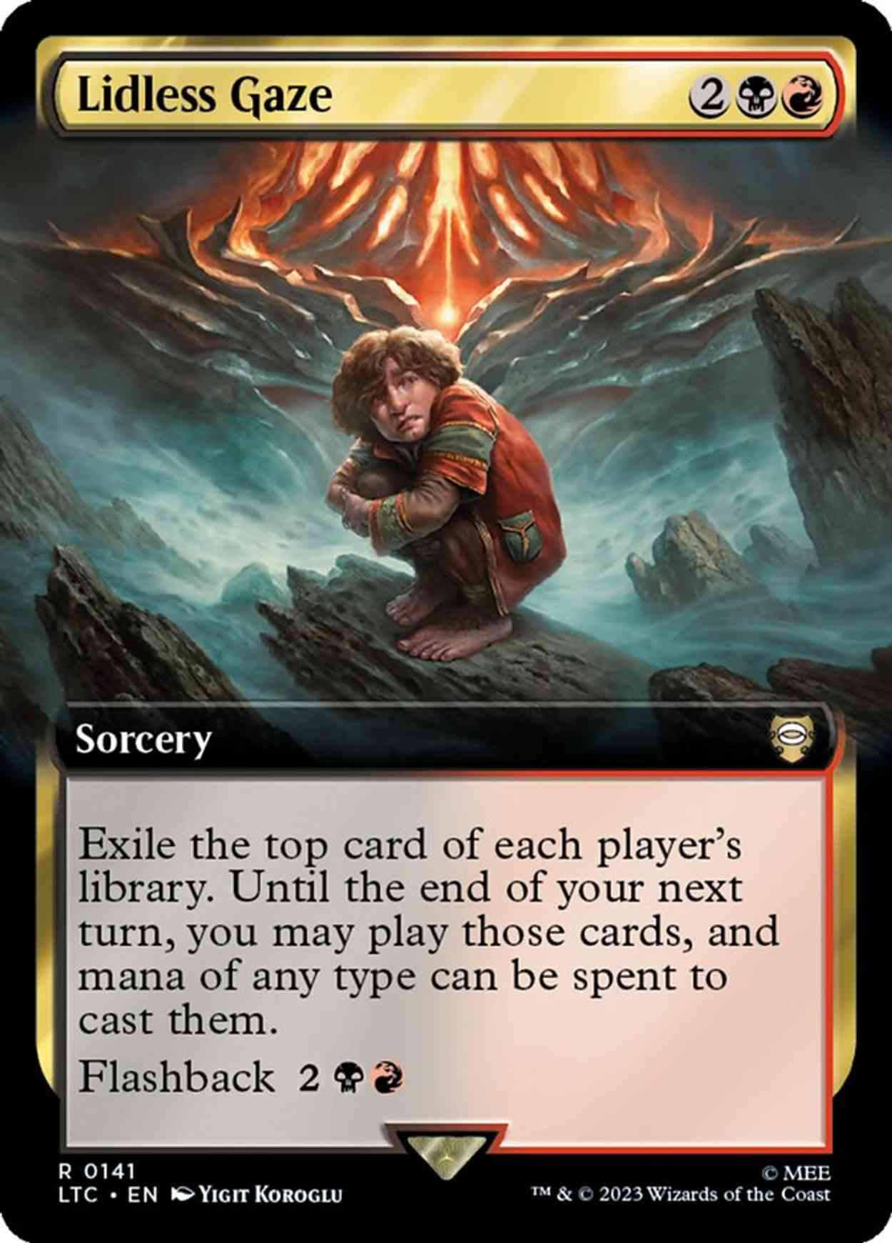 Lidless Gaze (Extended Art) magic card front