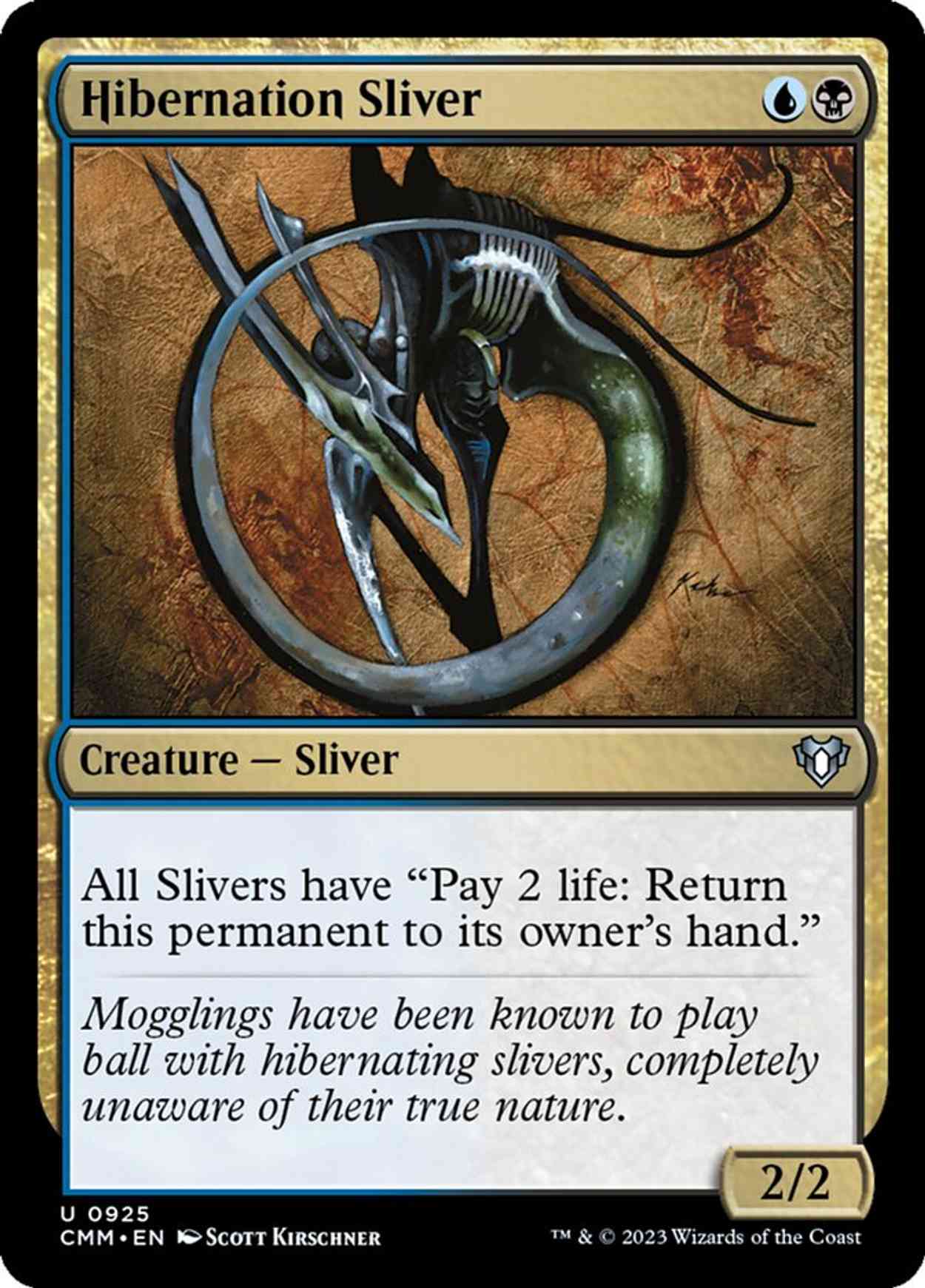 Hibernation Sliver magic card front