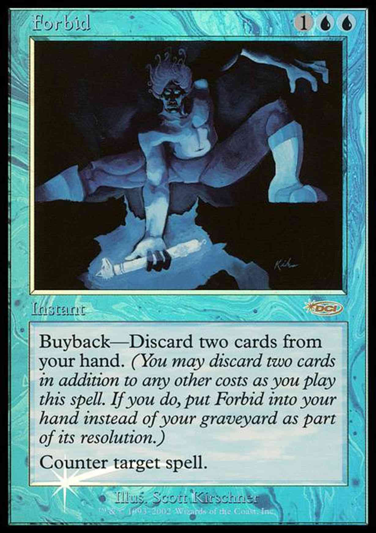 Forbid magic card front