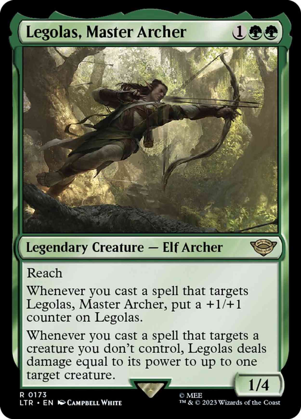 Legolas, Master Archer magic card front