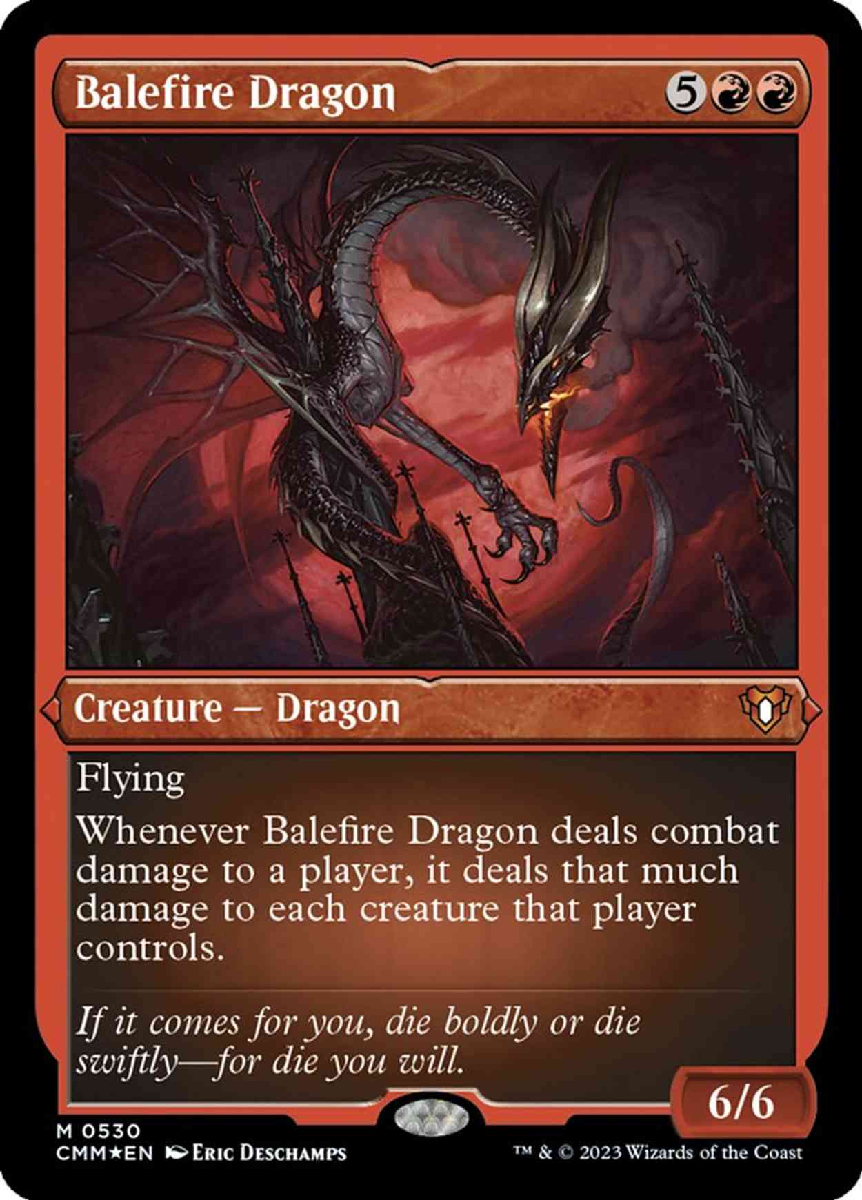 Balefire Dragon (Foil Etched) magic card front