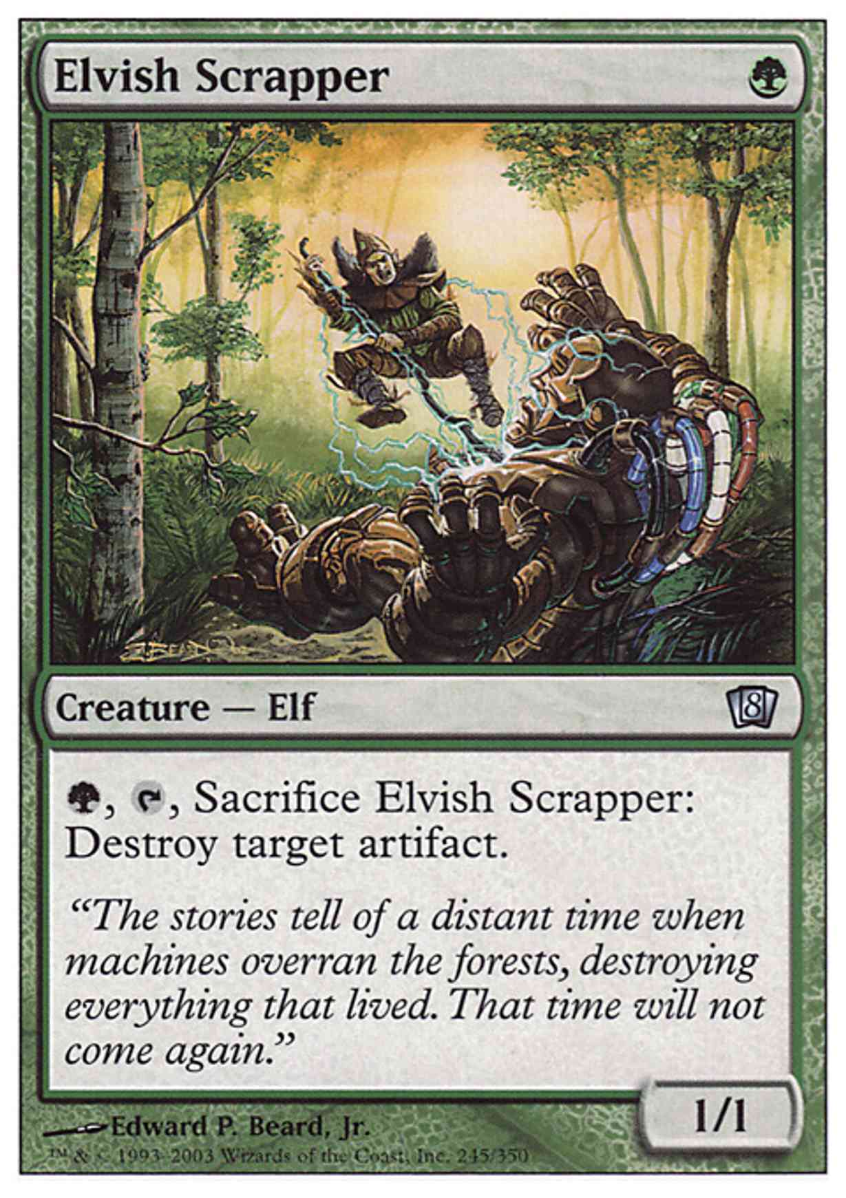 Elvish Scrapper magic card front