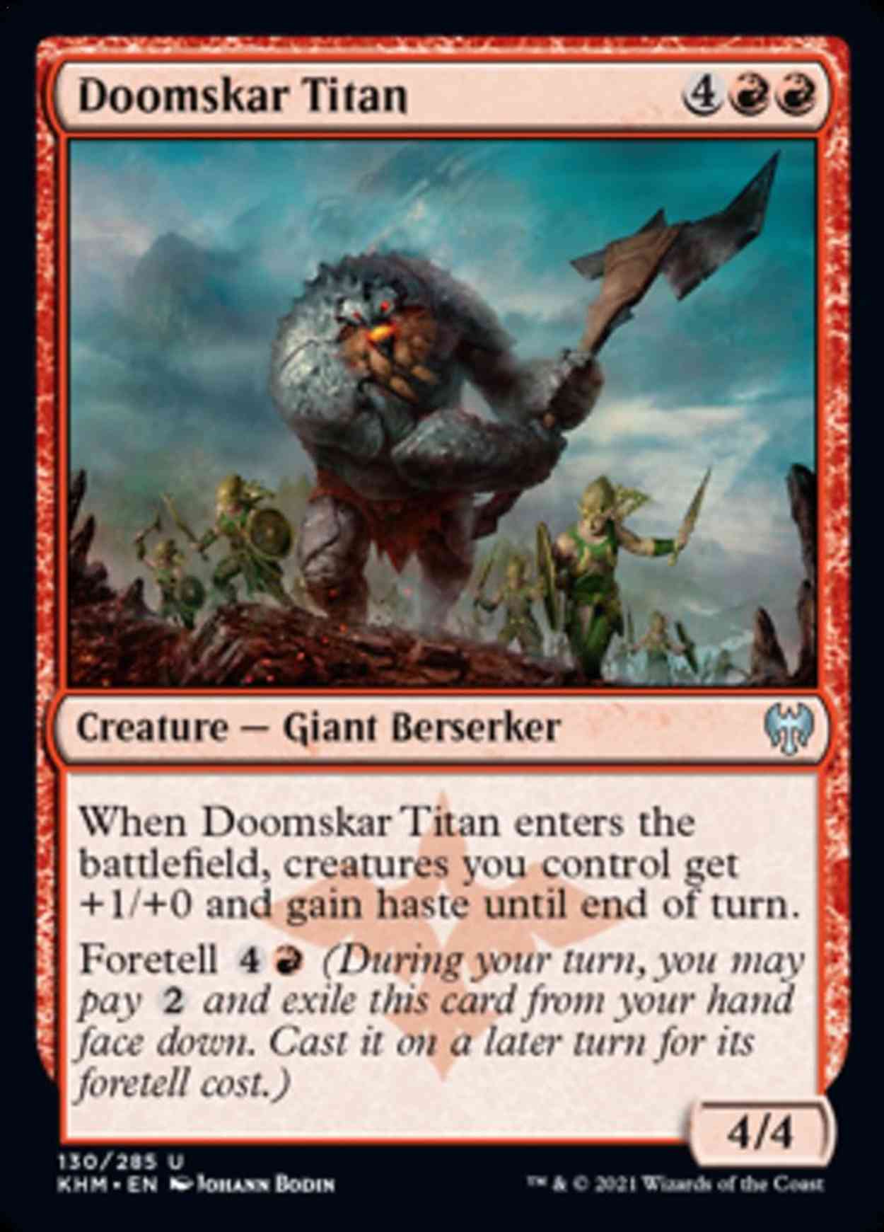 Doomskar Titan magic card front