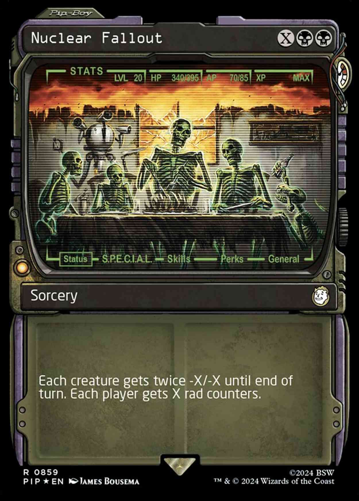 Nuclear Fallout (Showcase) (Surge Foil) magic card front