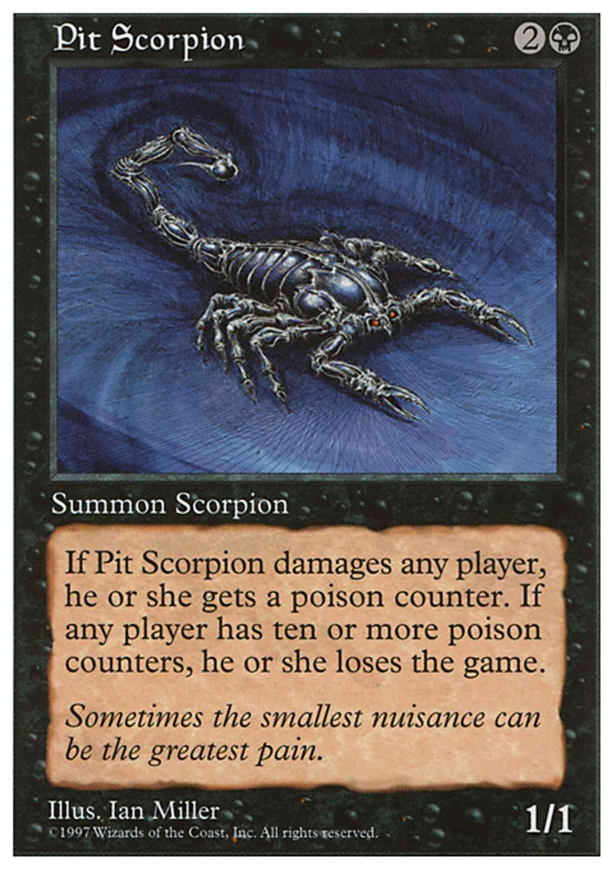 Pit Scorpion magic card front