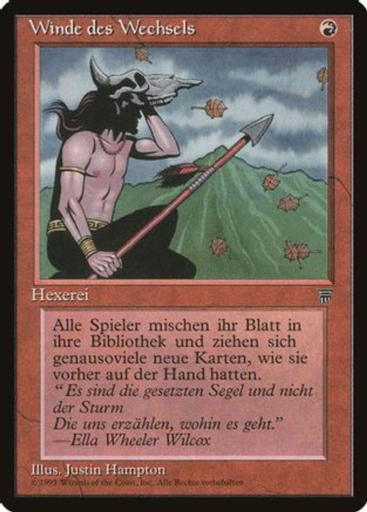 Winds of Change (German) - "Winde des Wechsels" magic card front