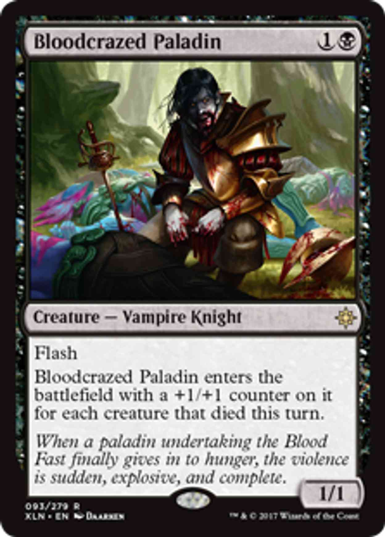 Bloodcrazed Paladin magic card front