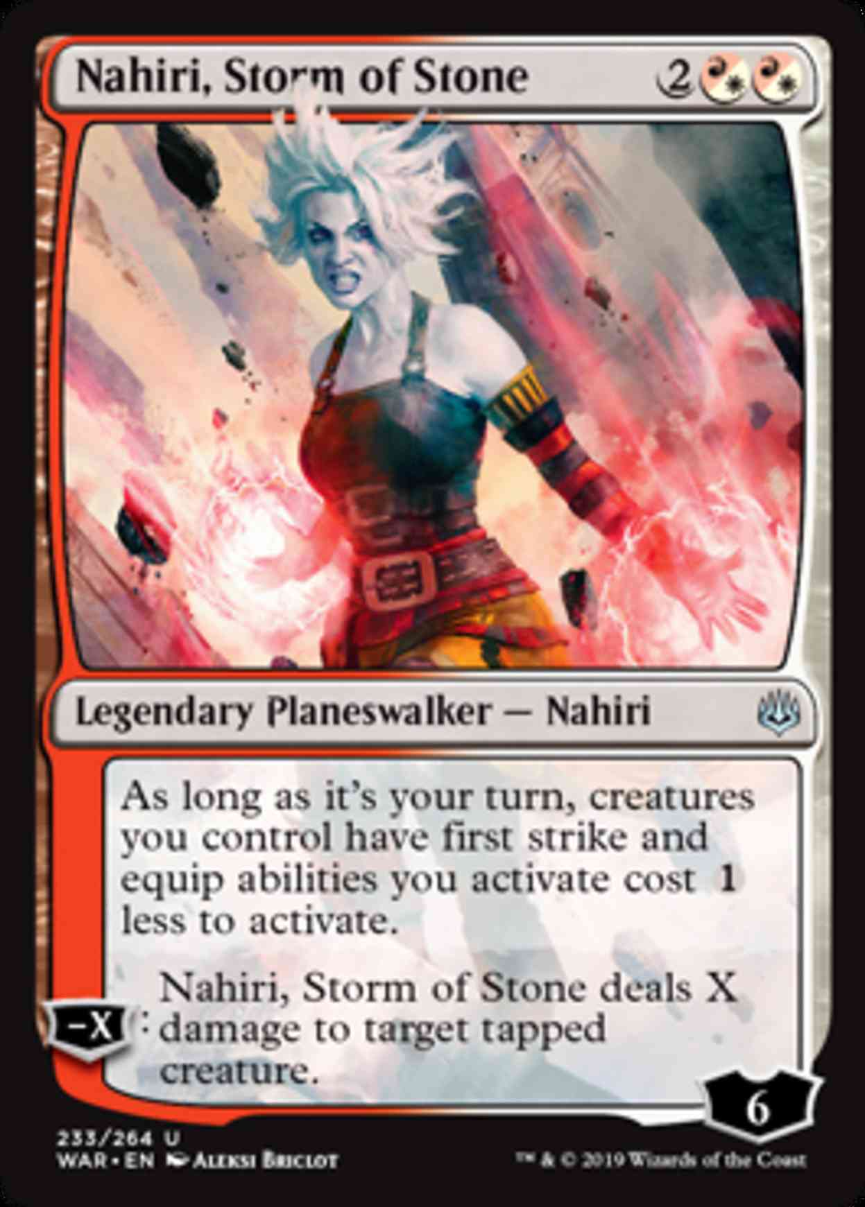 Nahiri, Storm of Stone magic card front