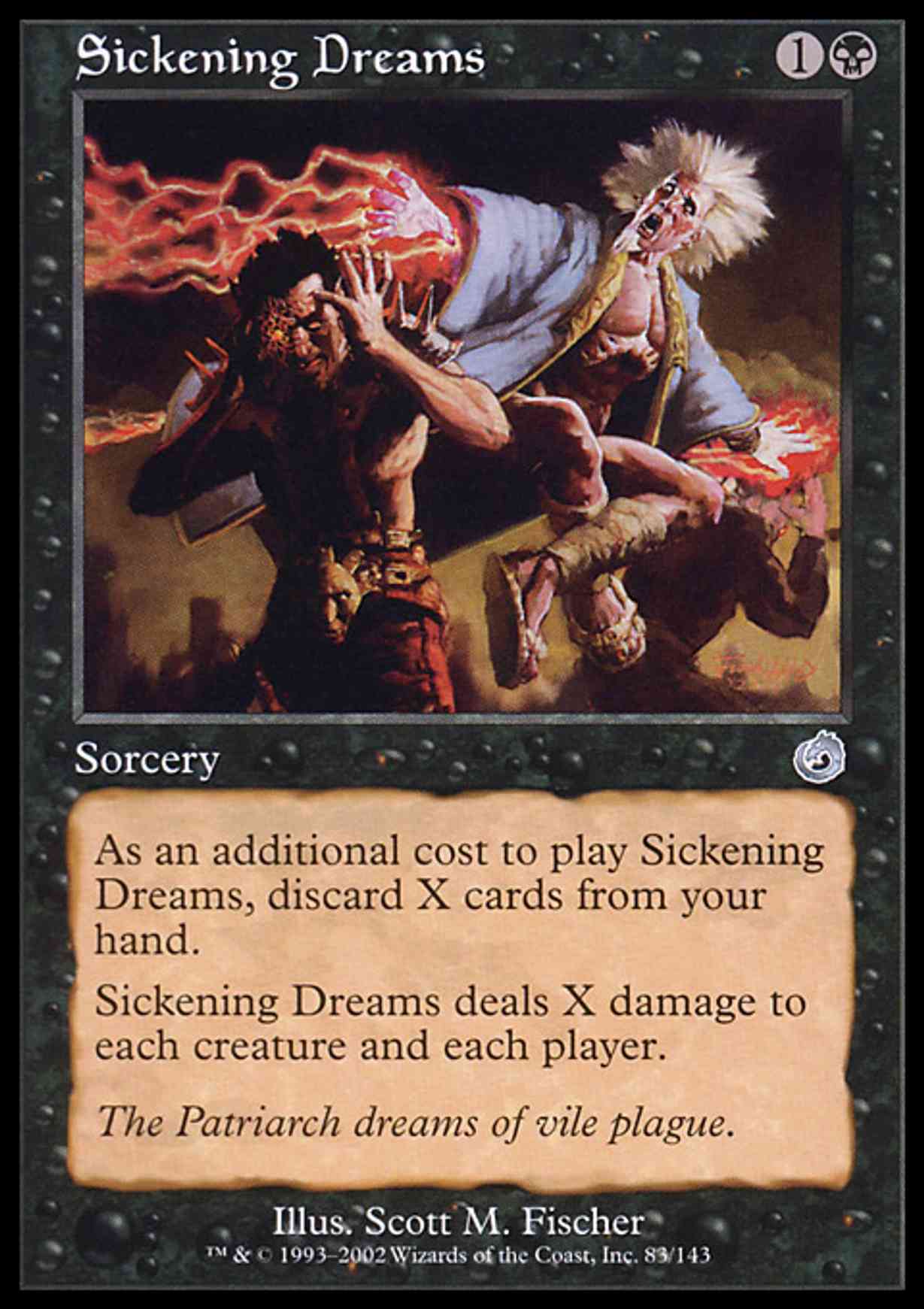 Sickening Dreams magic card front